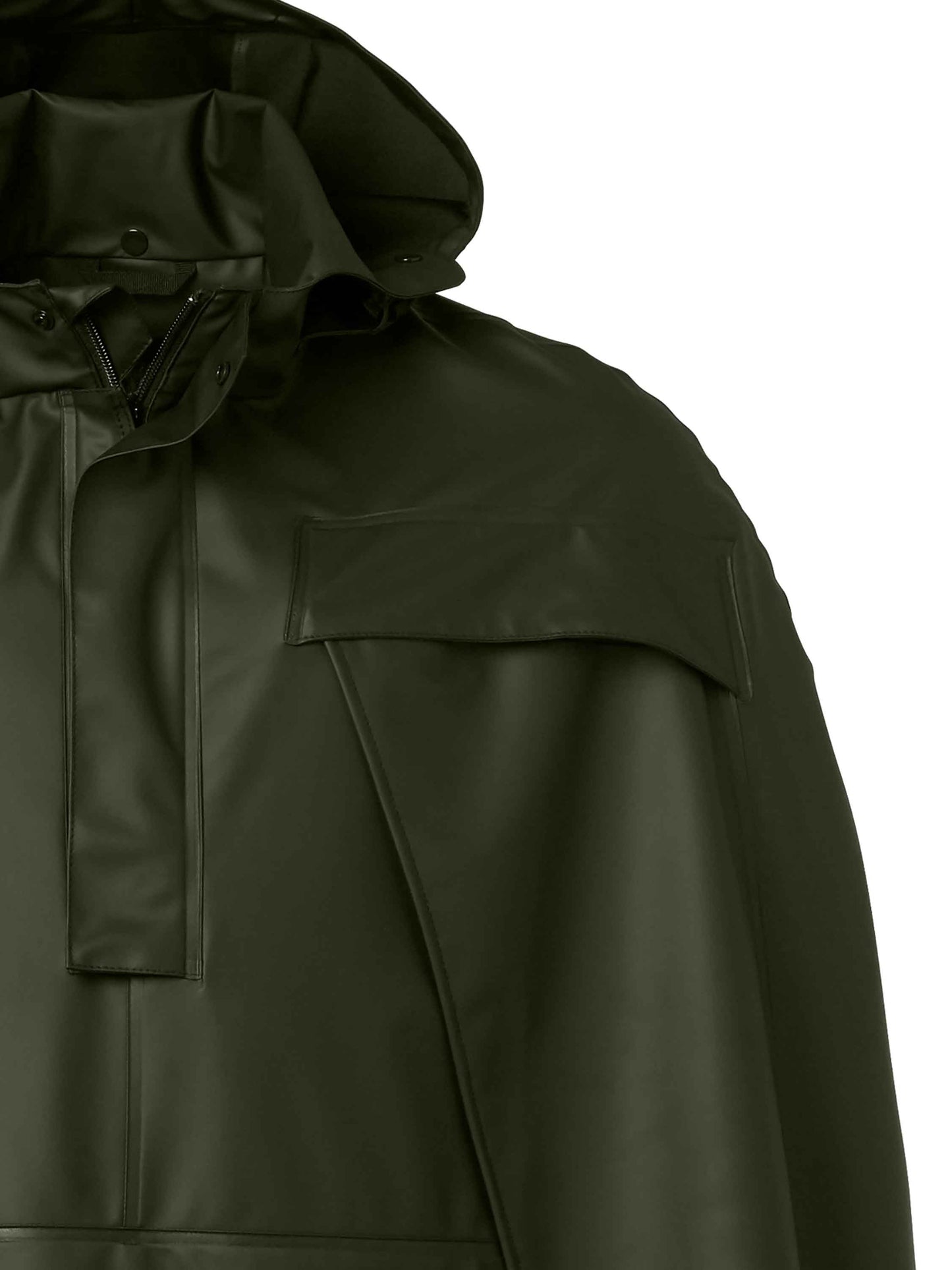 Stratus Rain Poncho - Dark Green - 2