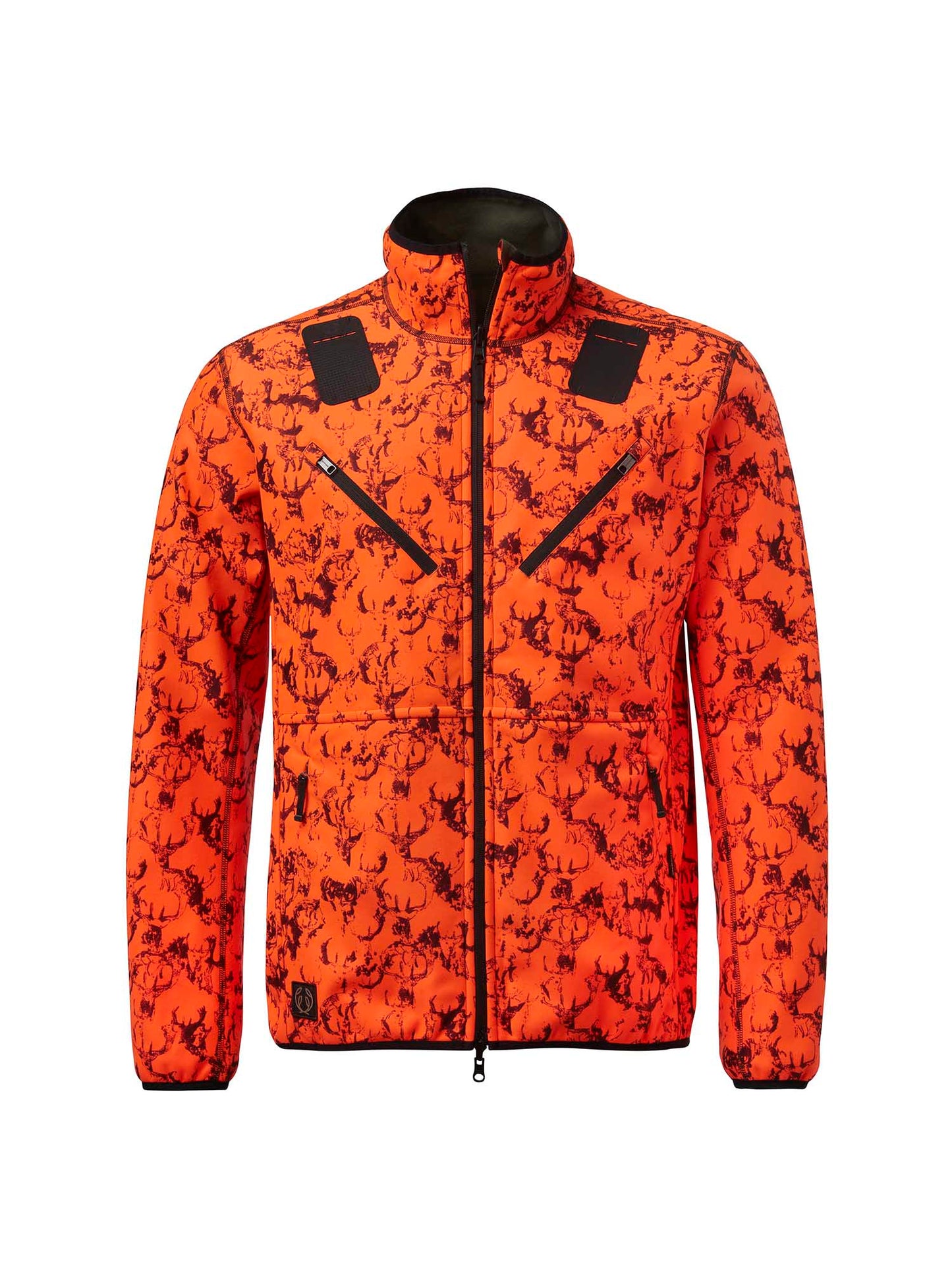 Mist Windblocker Reversible Jacket Men - High Vis Orange Deer - 1