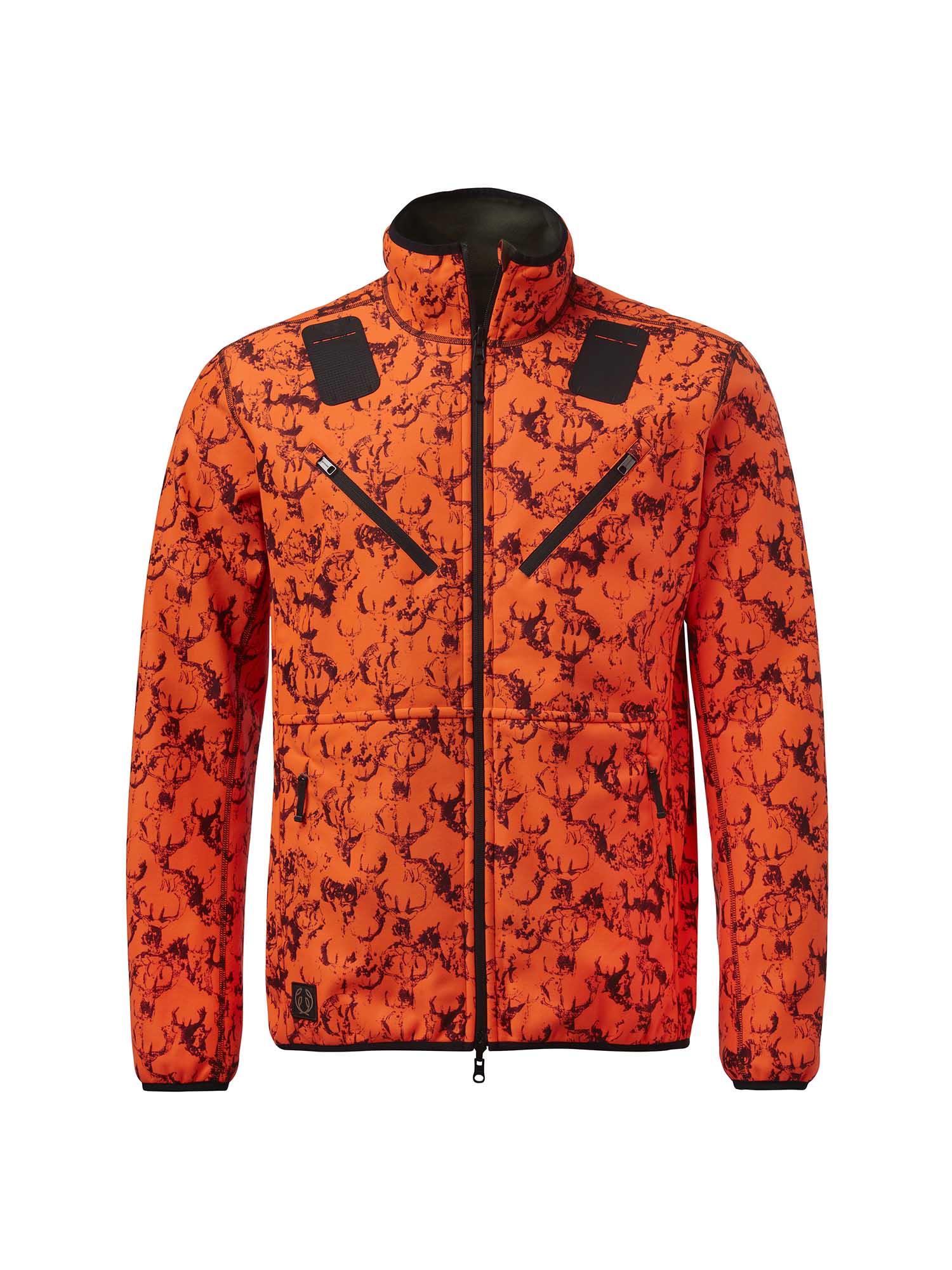 Mist Windblocker Reversible Jacket Men - High Vis Orange Deer - 1