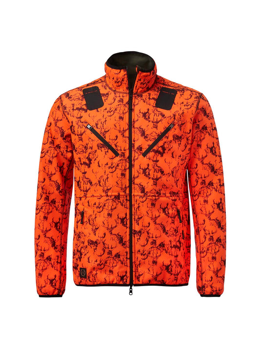 Mist Windblocker Reversible Jacket Men - High Vis Orange Deer - 1