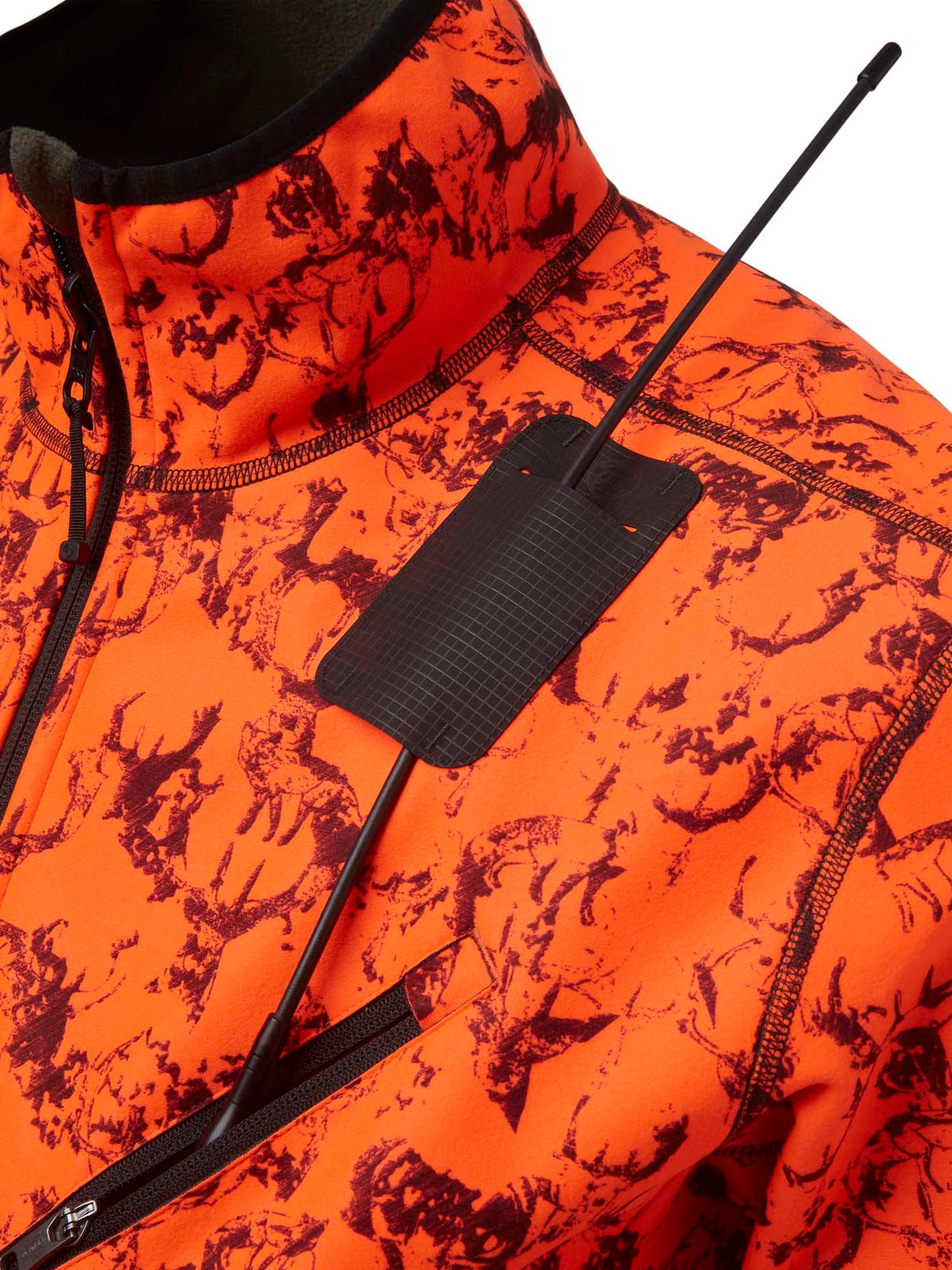 Mist Windblocker Reversible Jacket Men - High Vis Orange Deer - 5