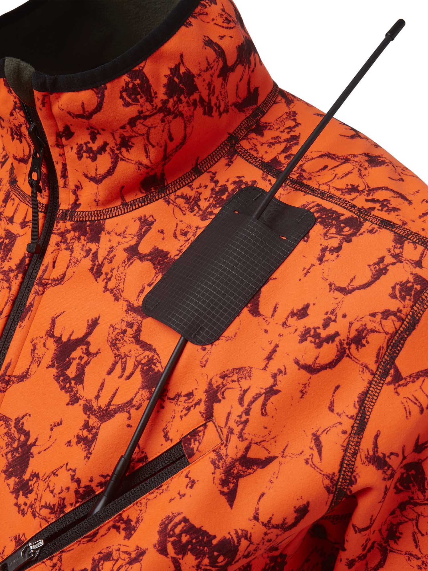 Mist Windblocker Reversible Jacket Men - High Vis Orange Deer - 5