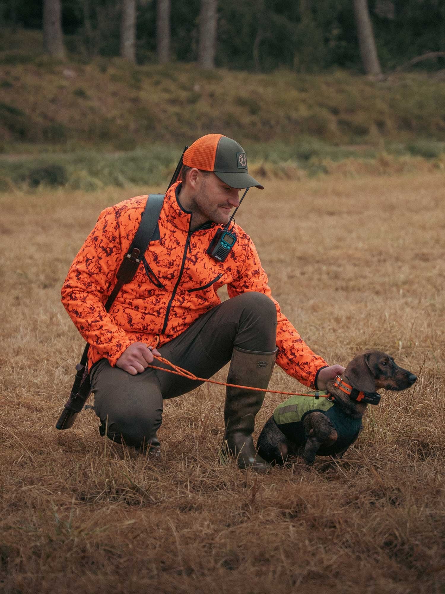 Mist Windblocker Reversible Jacket Men - High Vis Orange Deer - 21