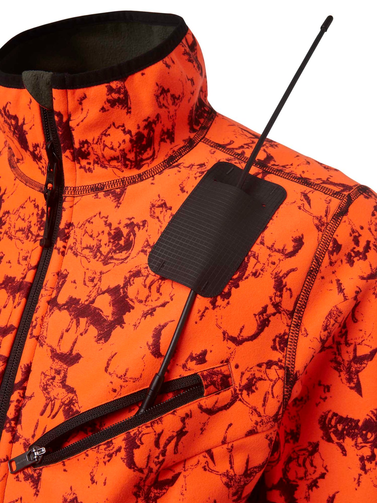 Mist Windblocker Reversible Jacket Women - High Vis Orange Deer - 5