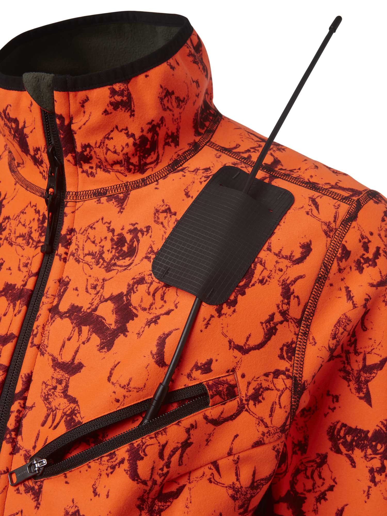 Mist Windblocker Reversible Jacket Women - High Vis Orange Deer - 5
