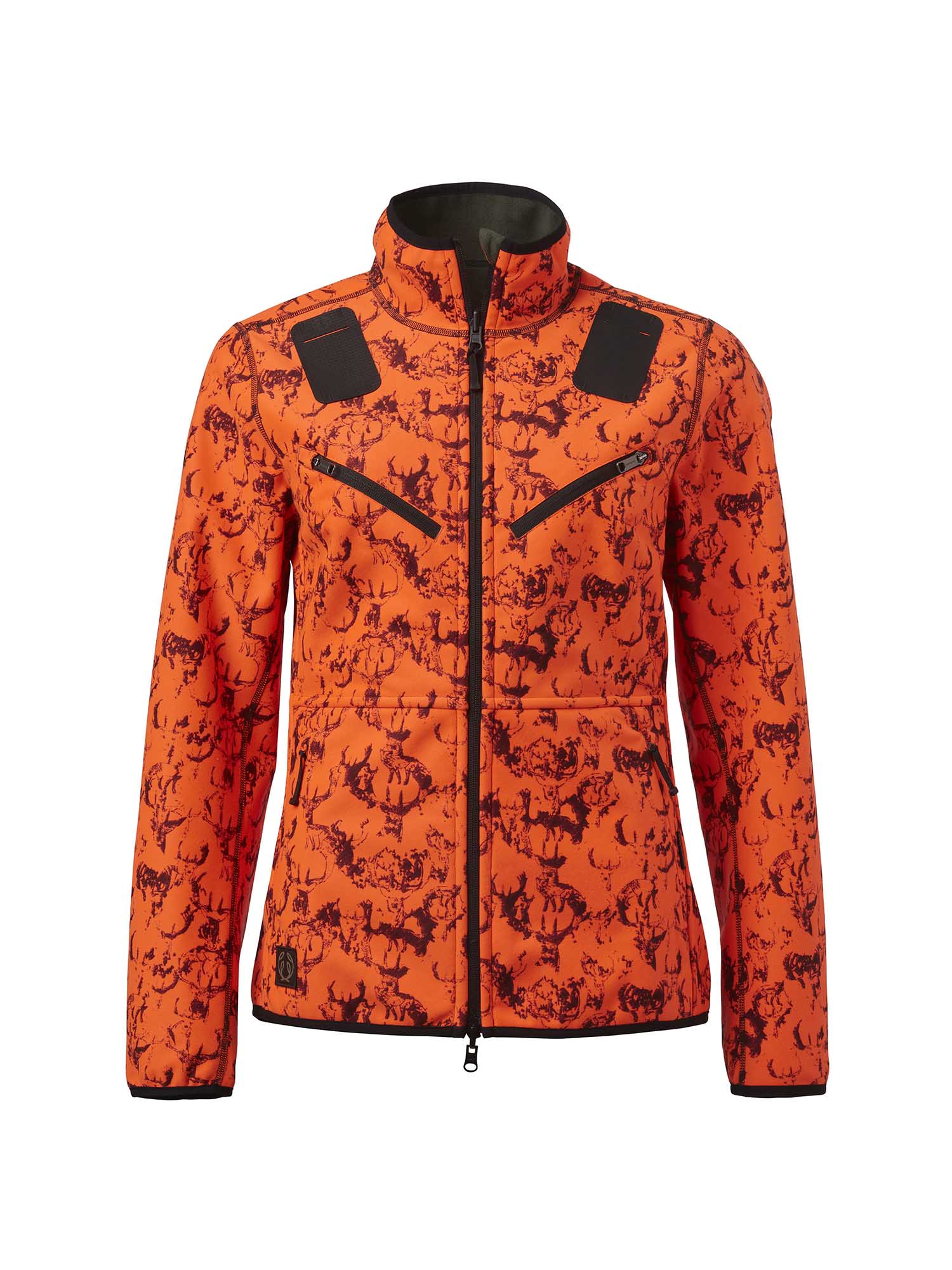 Mist Windblocker Reversible Jacket Women - High Vis Orange Deer - 1