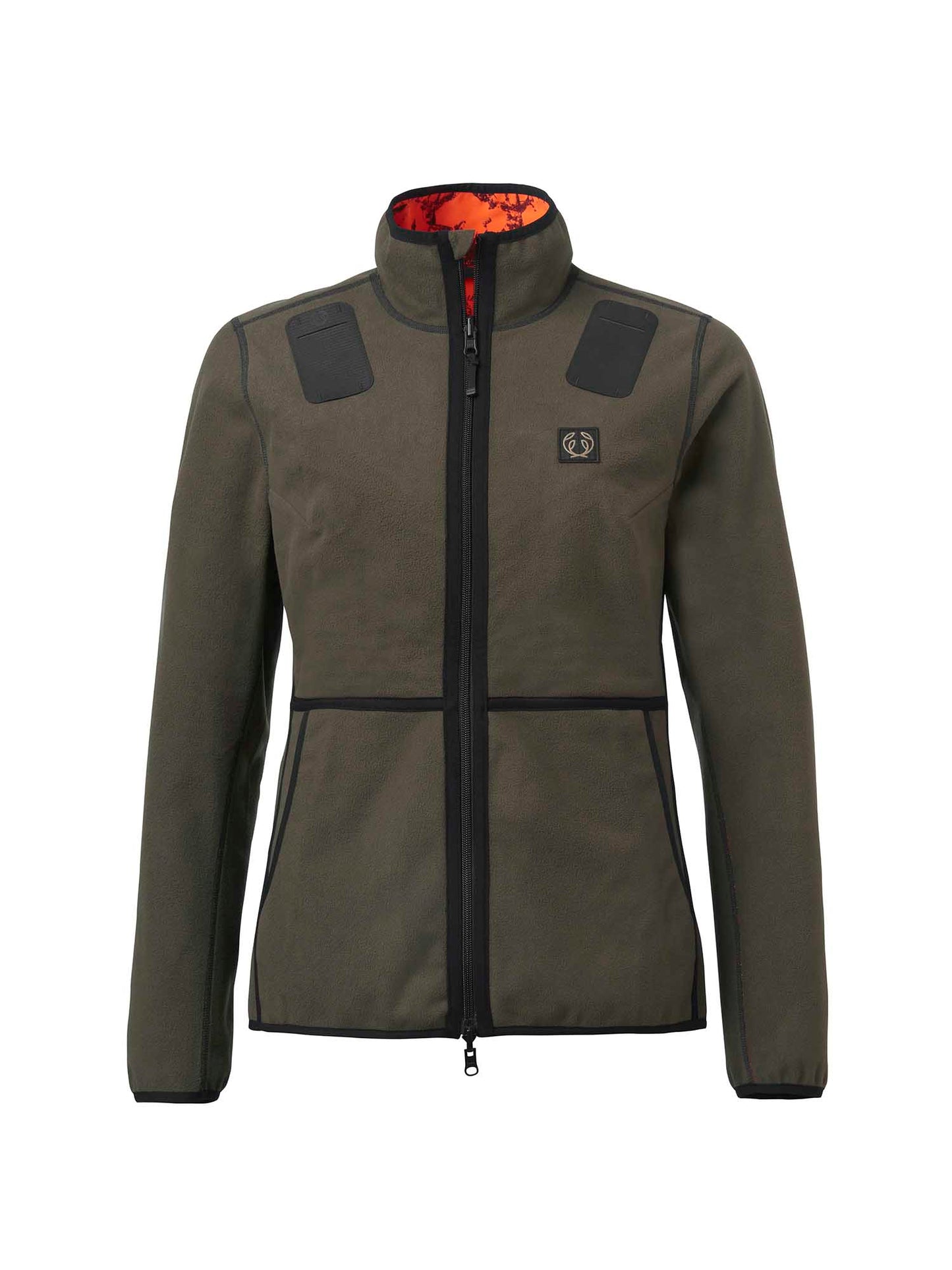 Mist Windblocker Reversible Jacket Women - High Vis Orange Deer - 4
