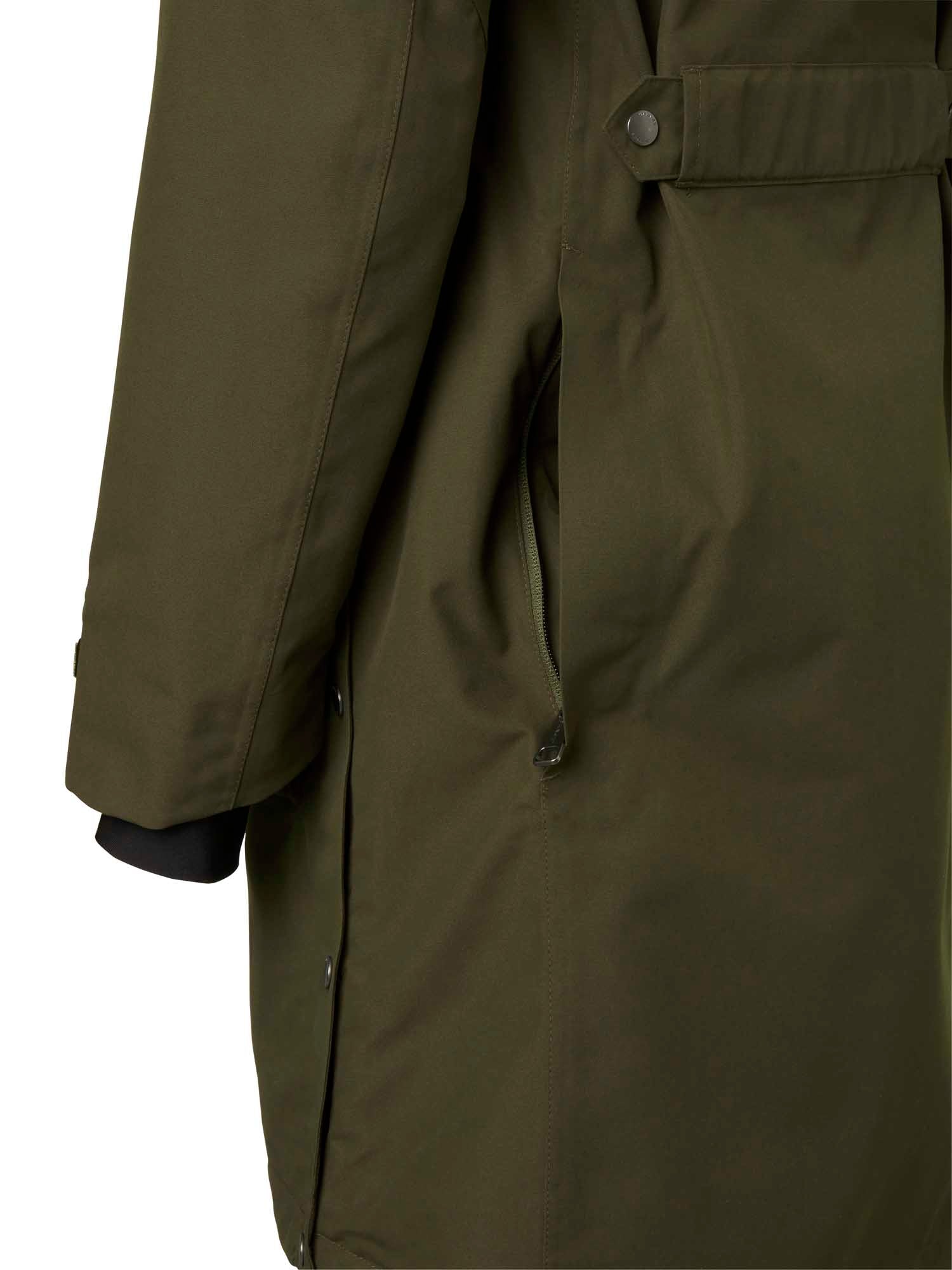 Fractus Chevalite Rain Coat Women - Tobacco Green - 6