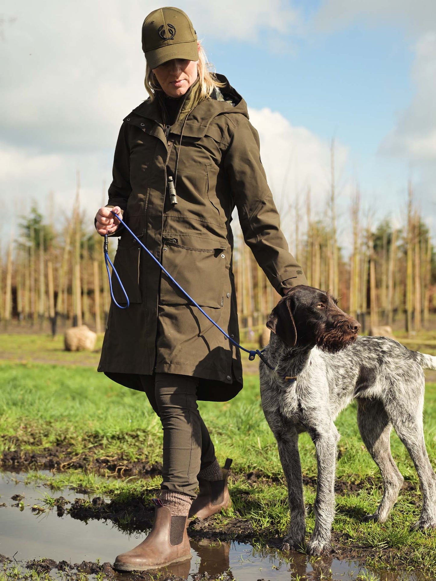 Fractus Chevalite Rain Coat Women - Tobacco Green - 25