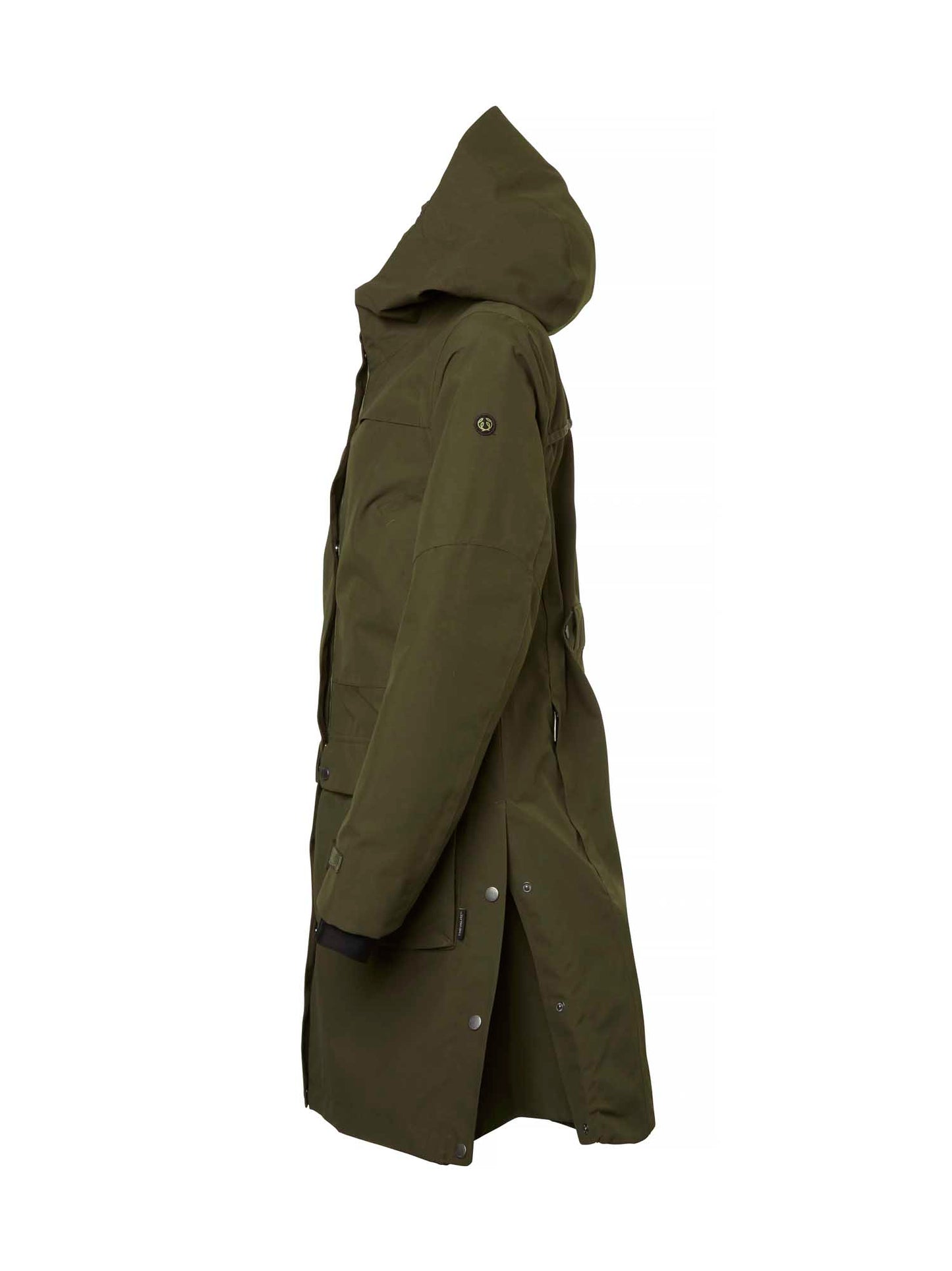 Fractus Chevalite Rain Coat Women - Tobacco Green - 3
