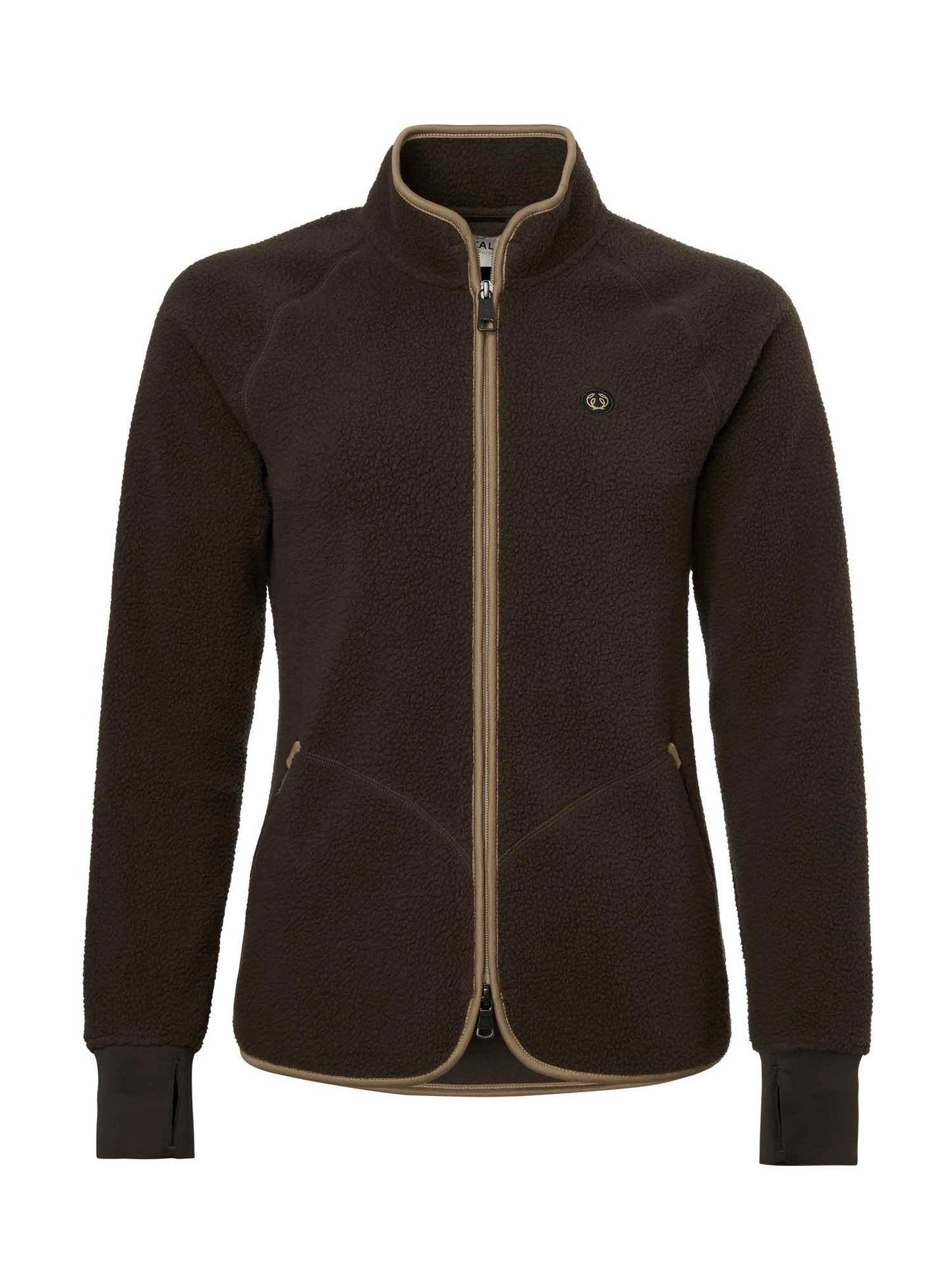 Pax Light Pile Jacket Women - Leather Brown - 1