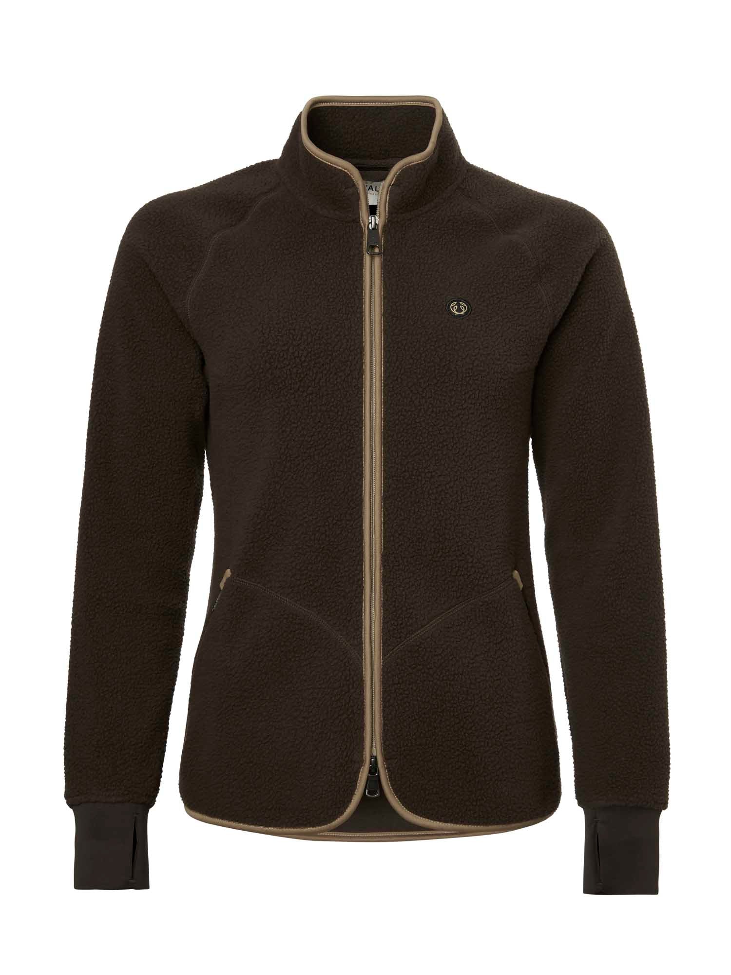 Pax Light Pile Jacket Women - Leather Brown - 1