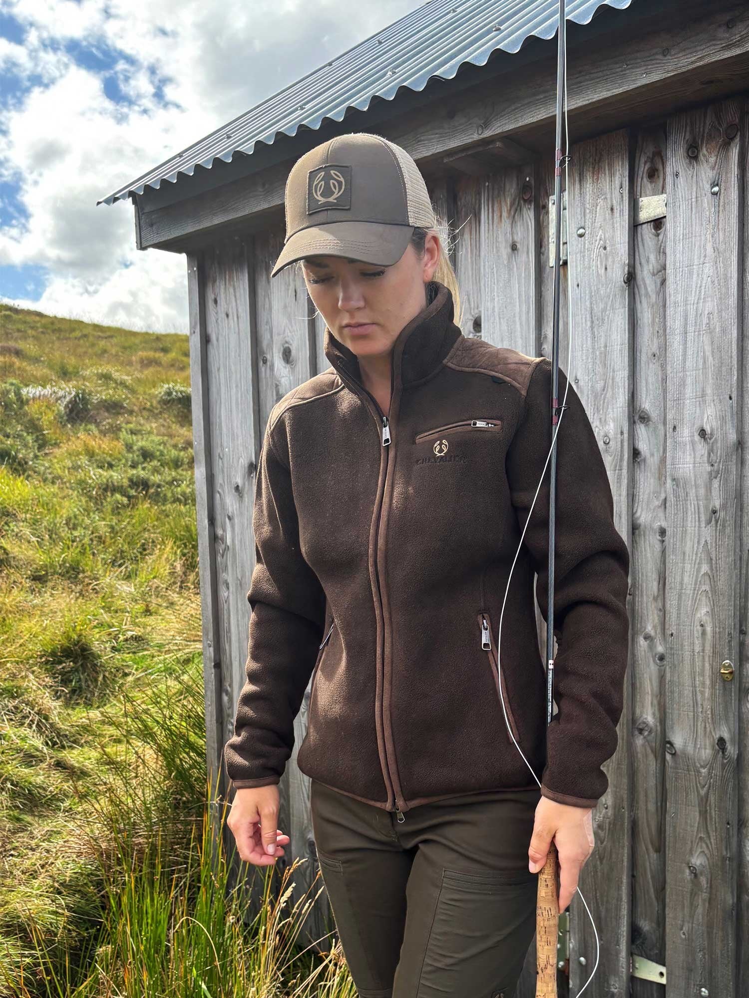 Ashwick Fleece Jacket Women - Brown - 20