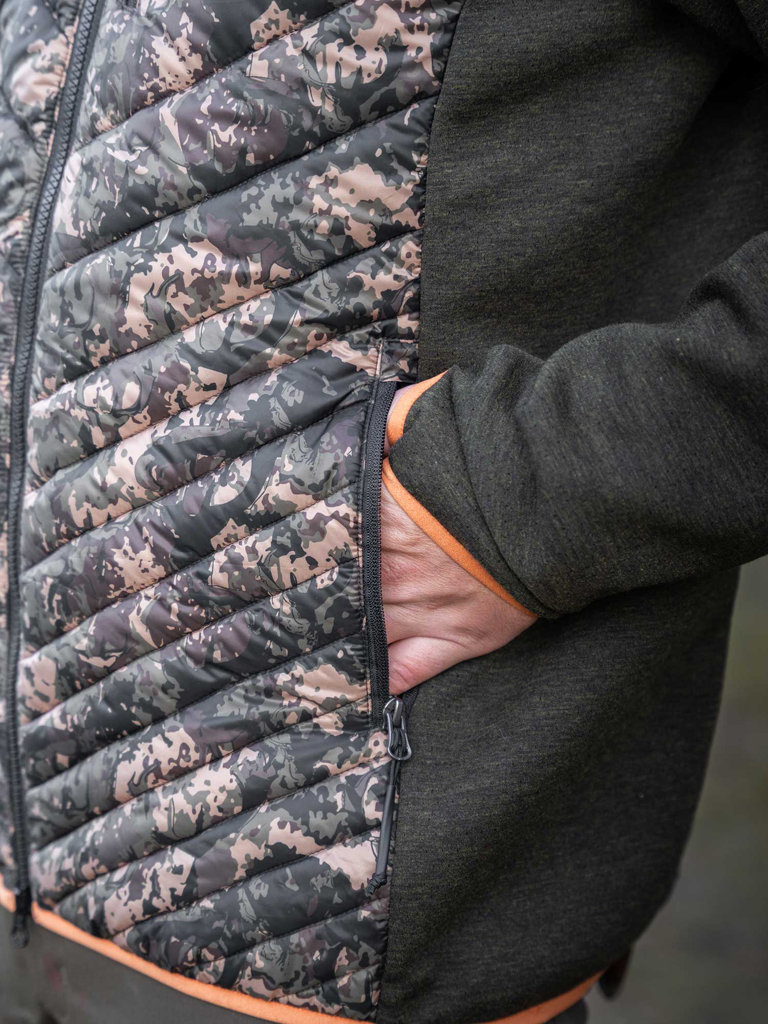 Hunter Hybrid Hood Jacket Men - Antler Camouflage - 23