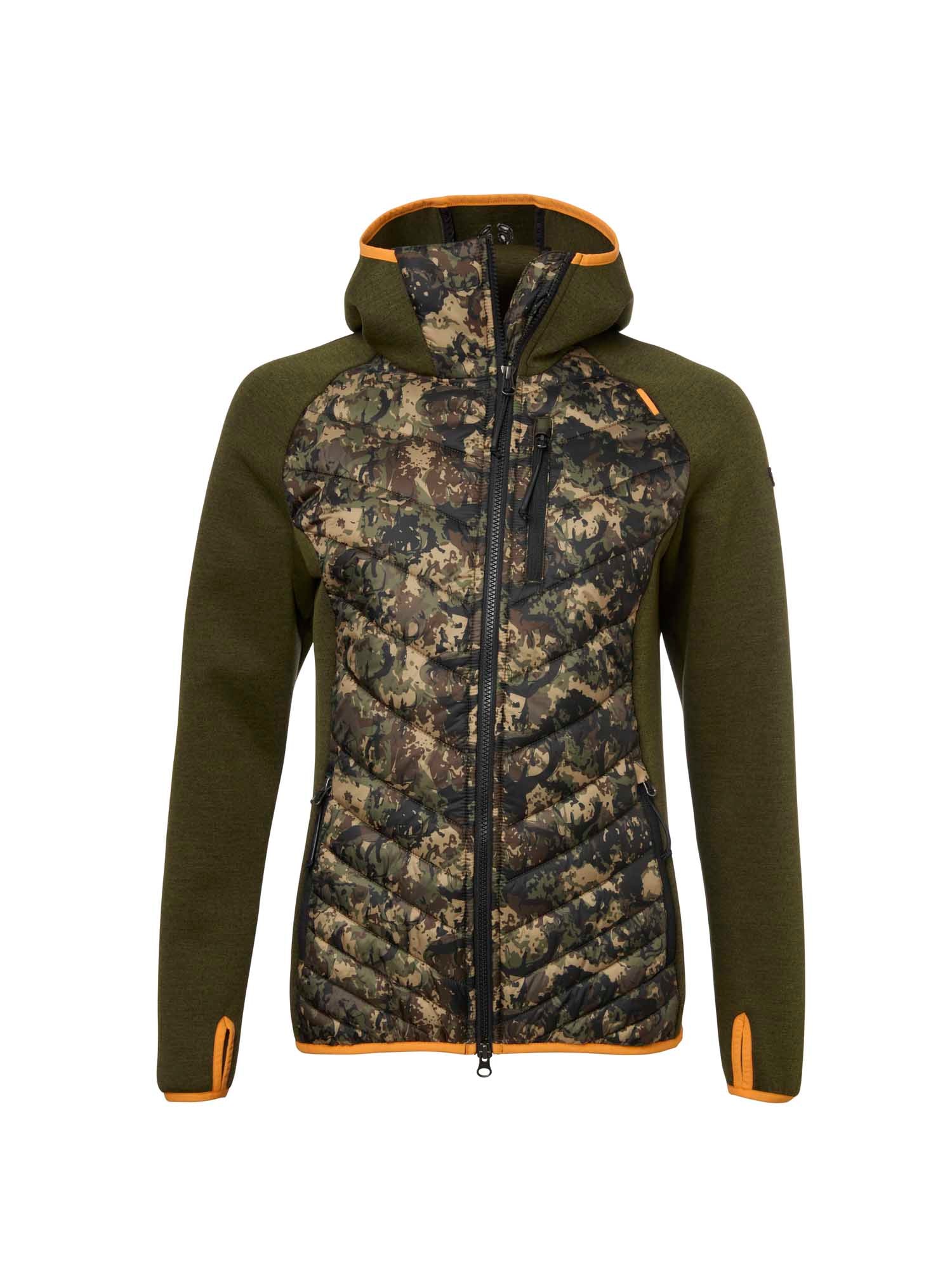 Hunter Hybrid Hood Jacket Women - Antler Camouflage - 1