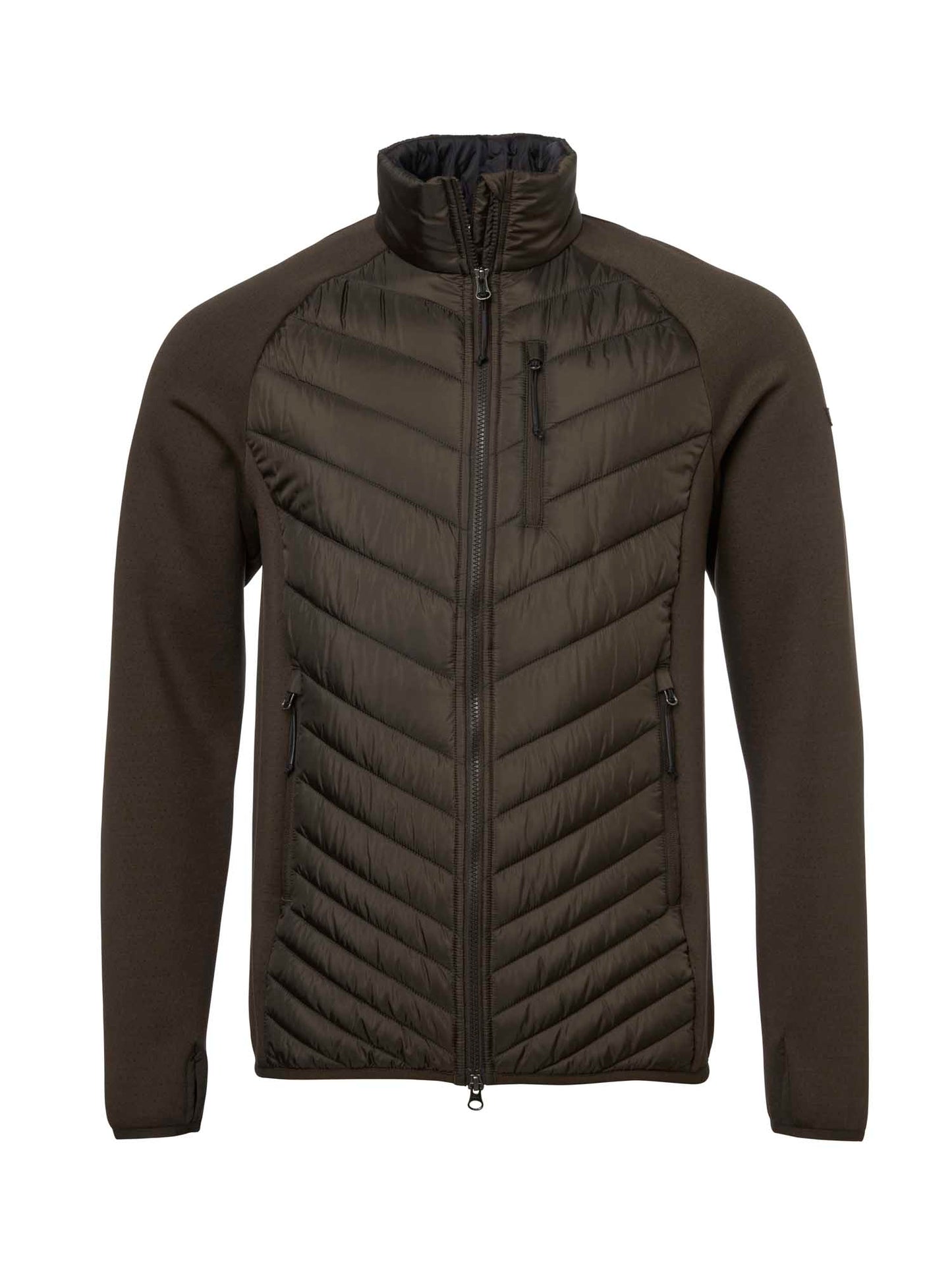 Hunter Hybrid Jacket Men - Leather Brown - 1