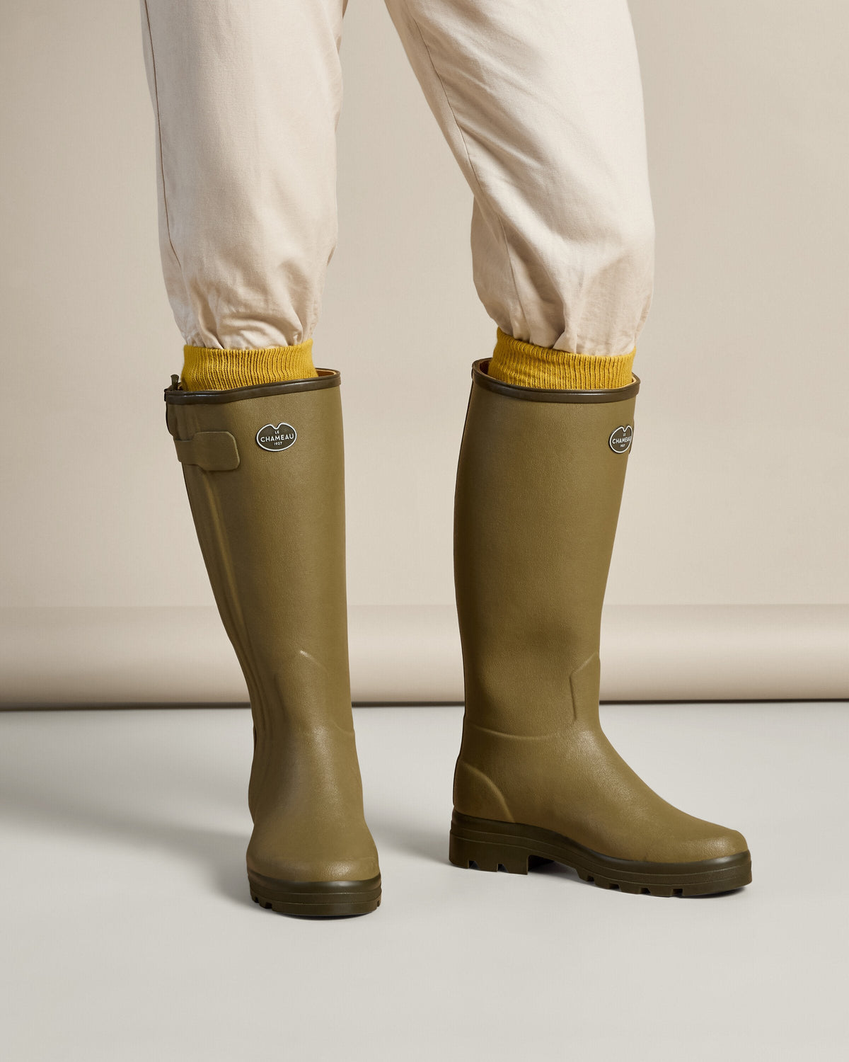 Men's Chasseur Leather Lined Boot - Vert Vierzon