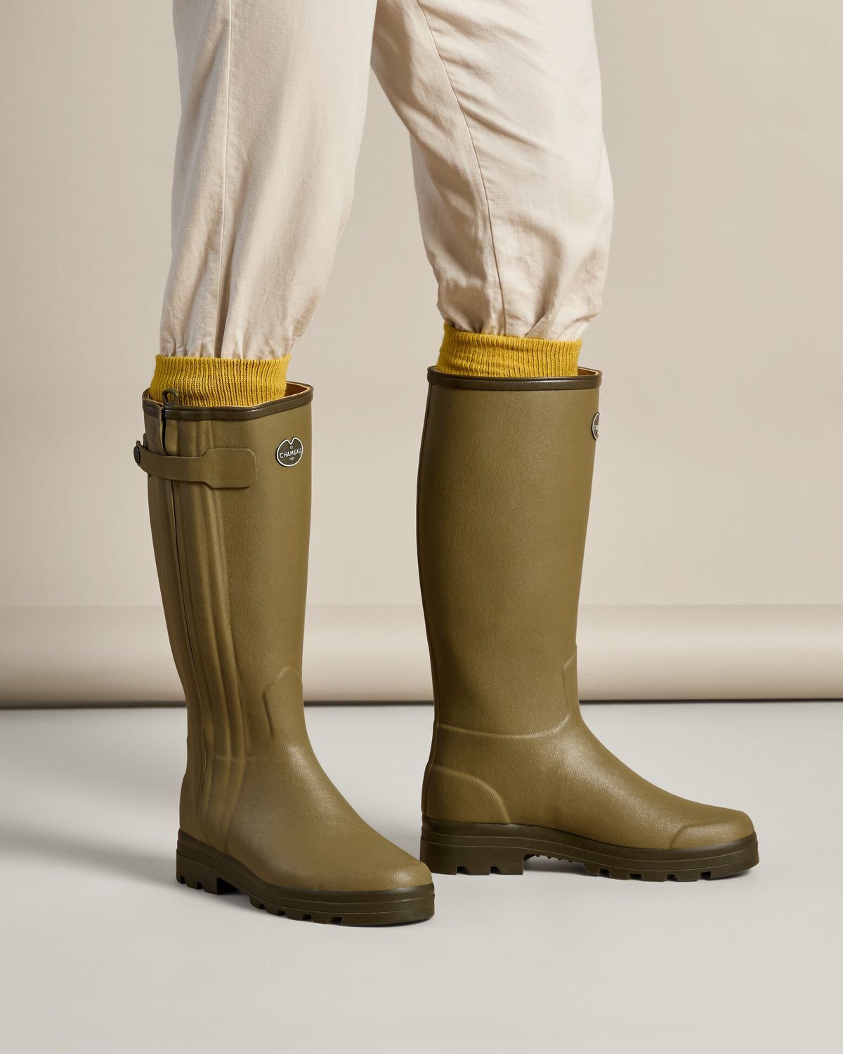 Men's Chasseur Leather Lined Boot - Vert Vierzon