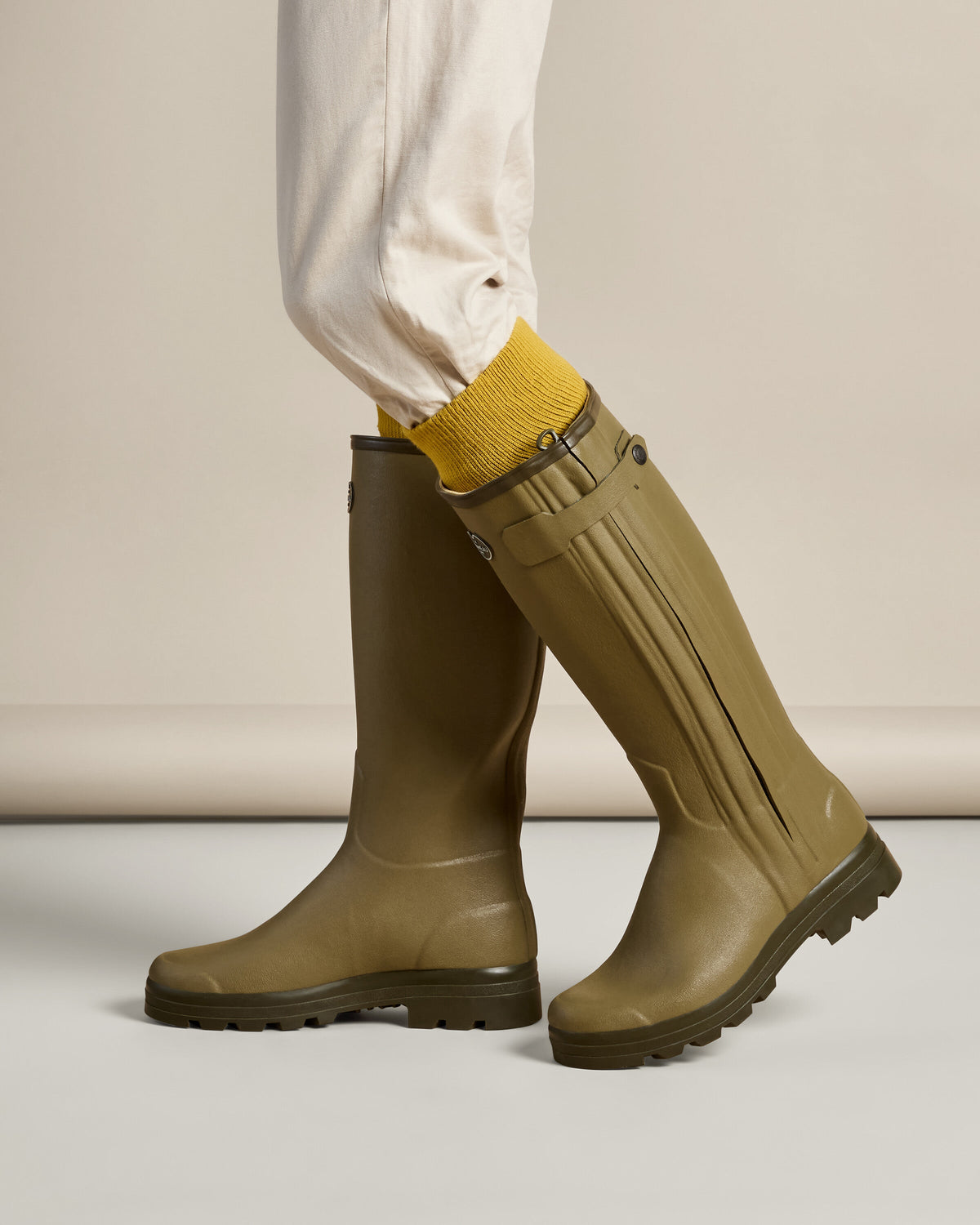Men's Chasseur Leather Lined Boot - Vert Vierzon