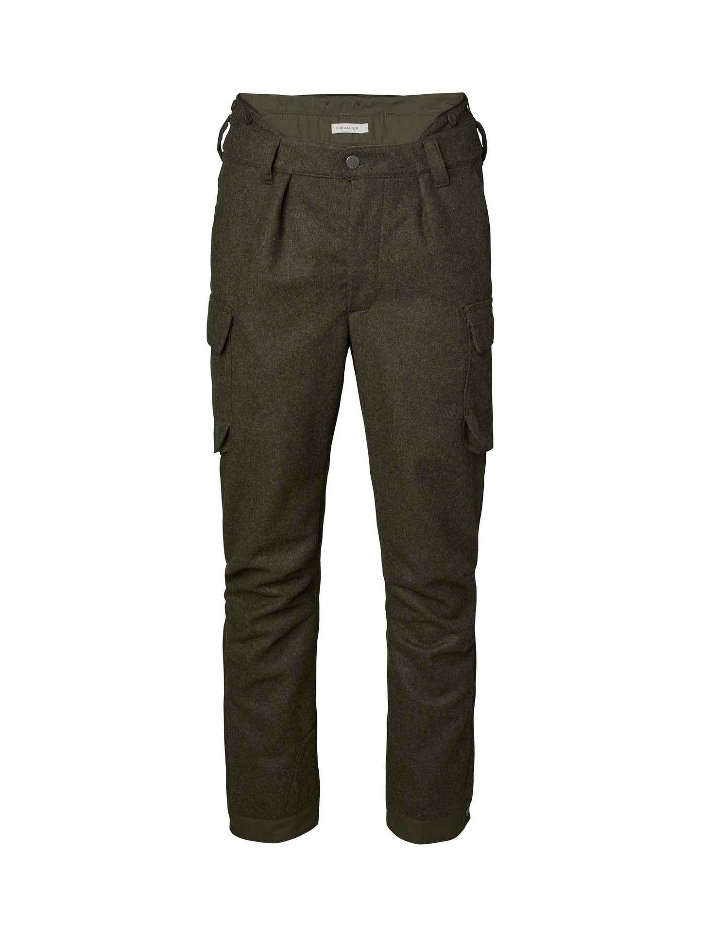 Loden Wool Pants Men - 2.0 Dark Green Melange - 1