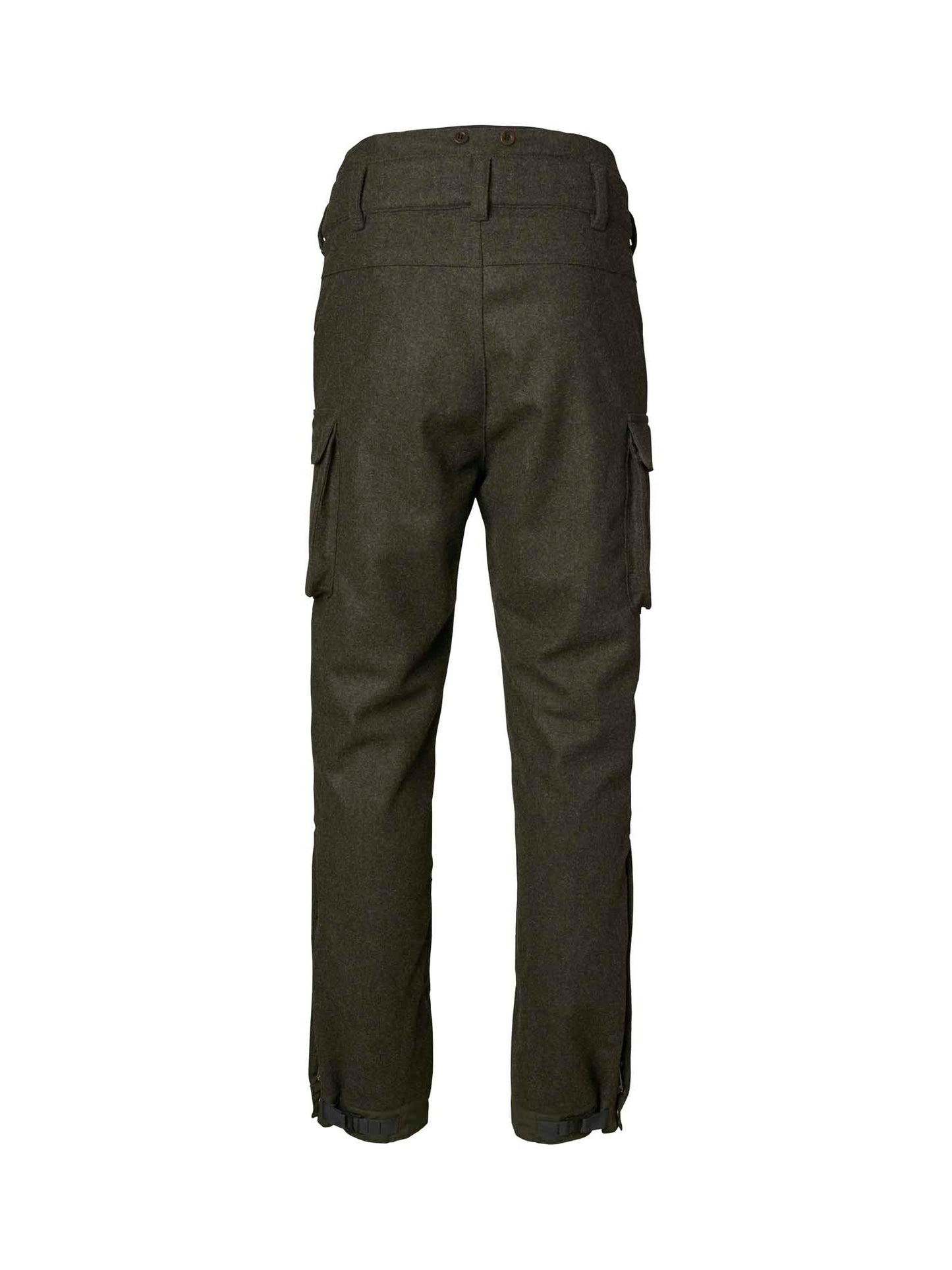 Loden Wool Pants Men - 2.0 Dark Green Melange - 2
