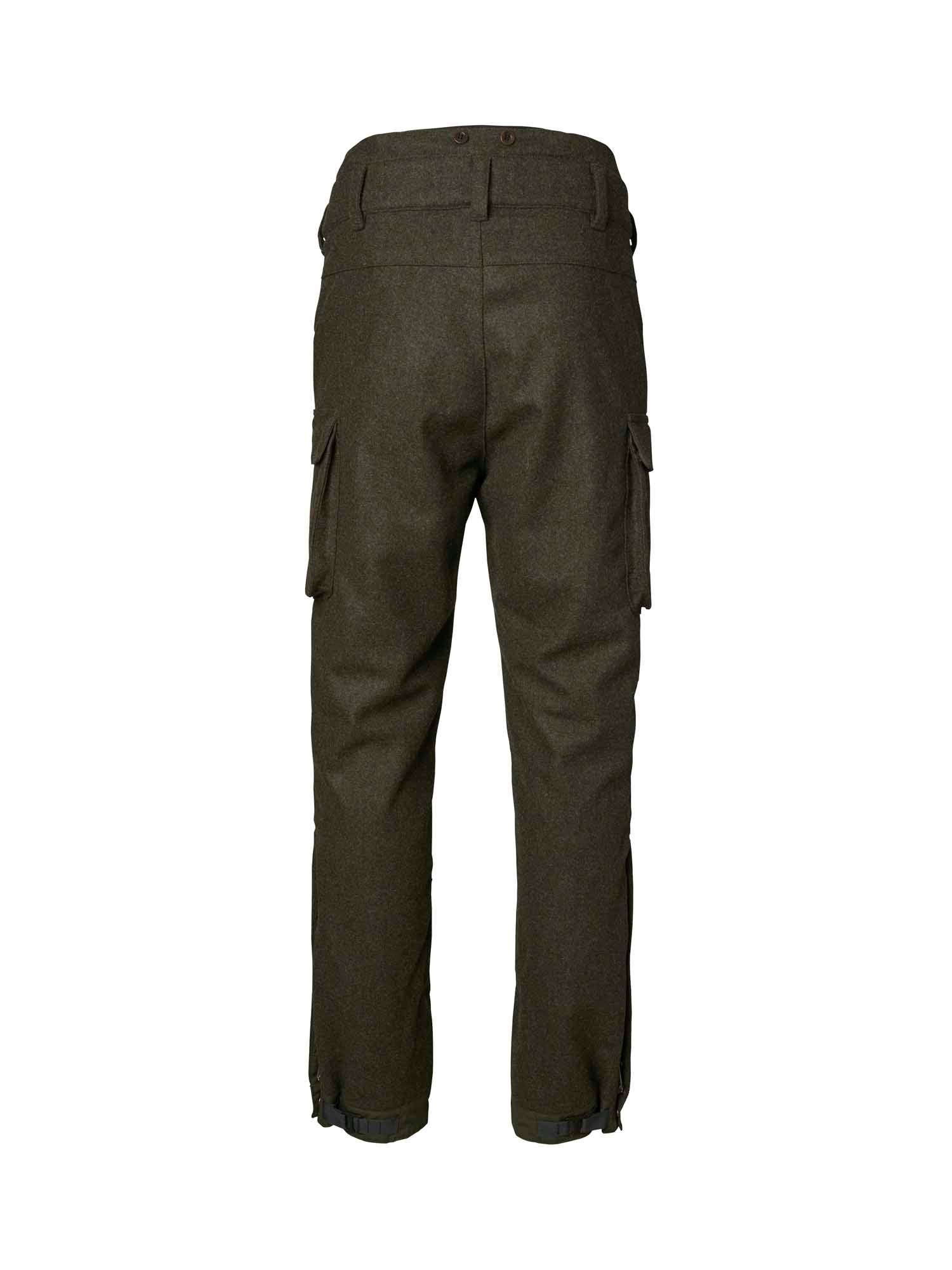Loden Wool Pants Men - 2.0 Dark Green Melange - 2