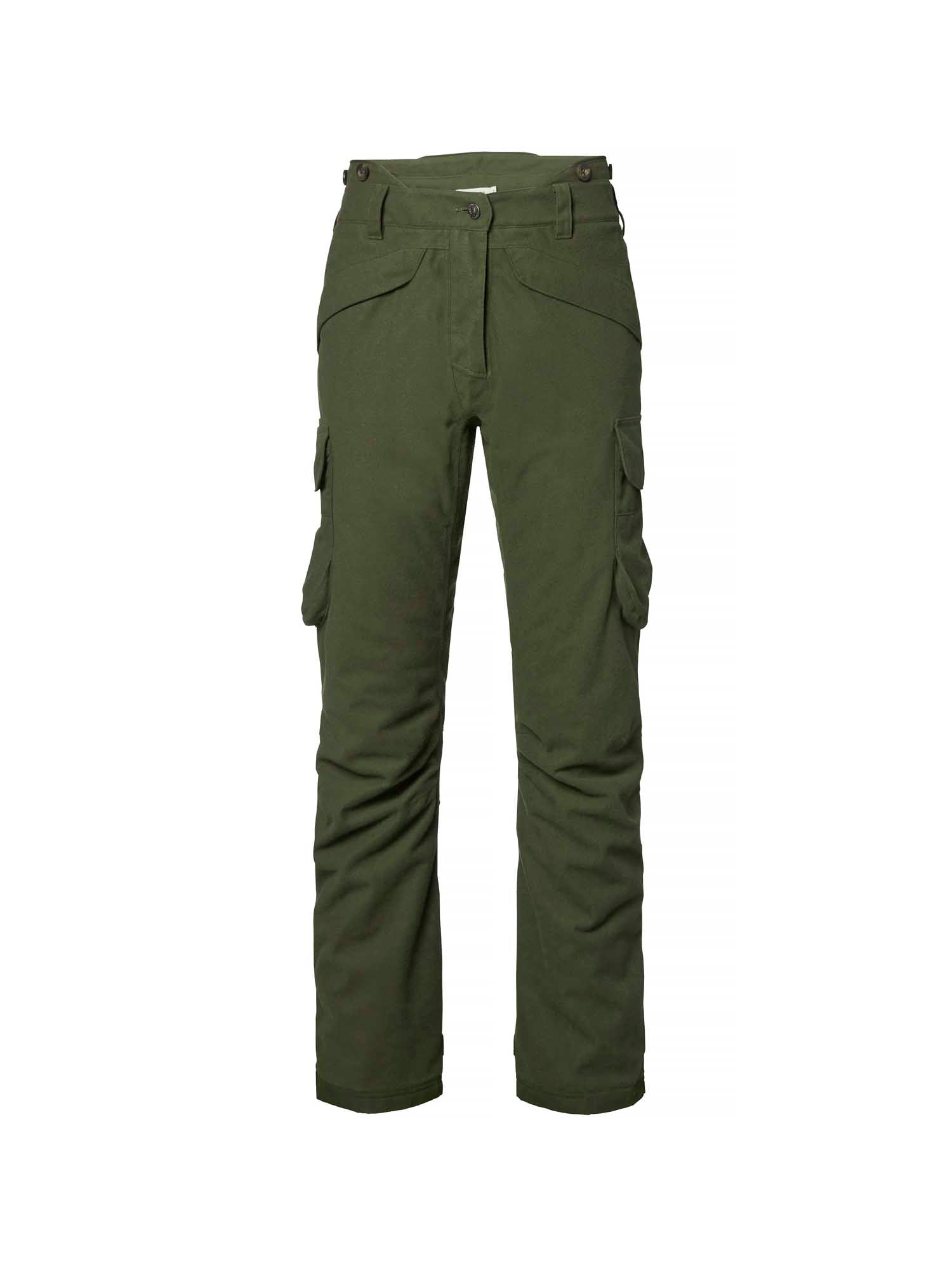 Basset Chevalite Fill60 Pants Women - Dark Green - 1