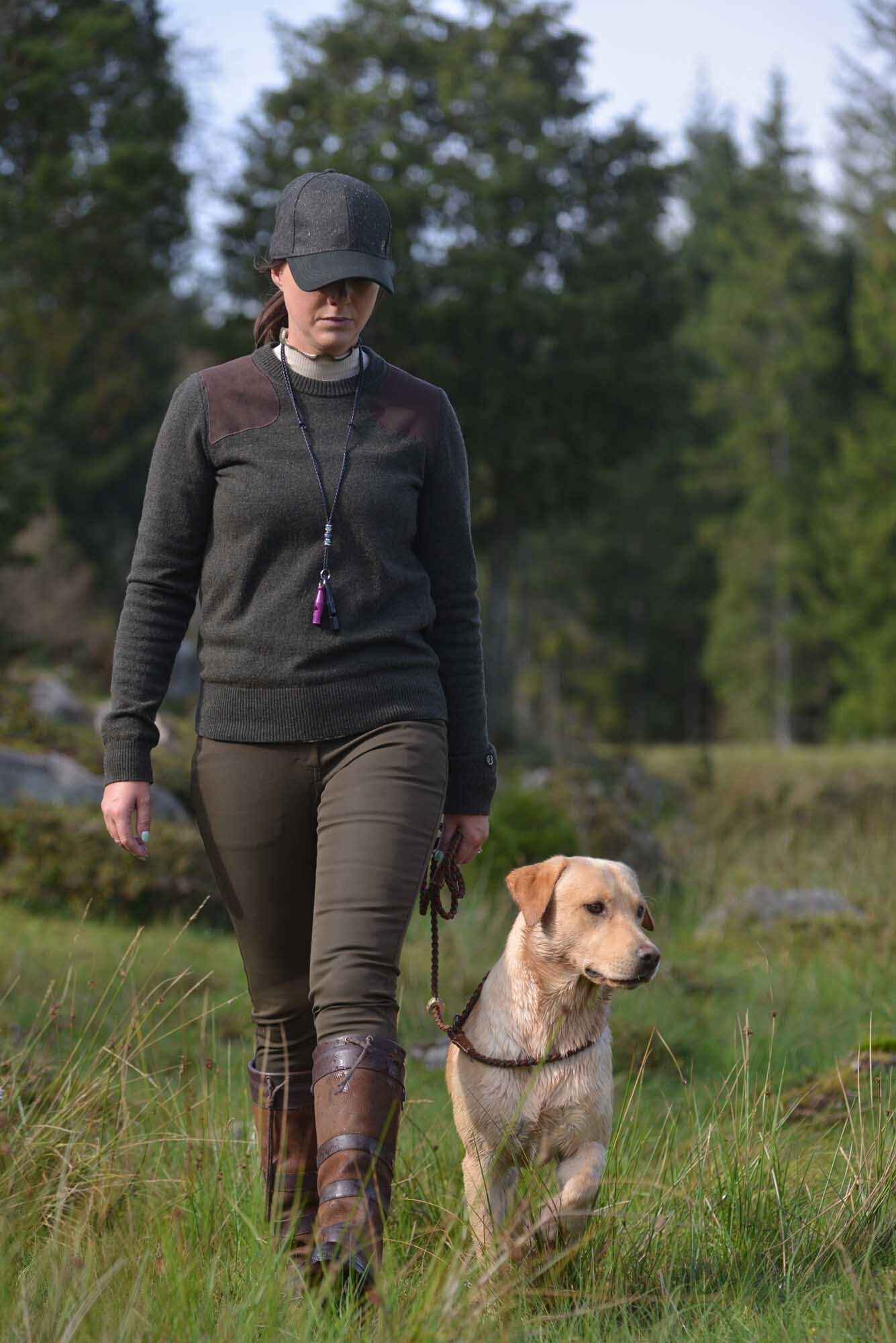 Spey Stretch Pants Women - Tobacco Green - 21