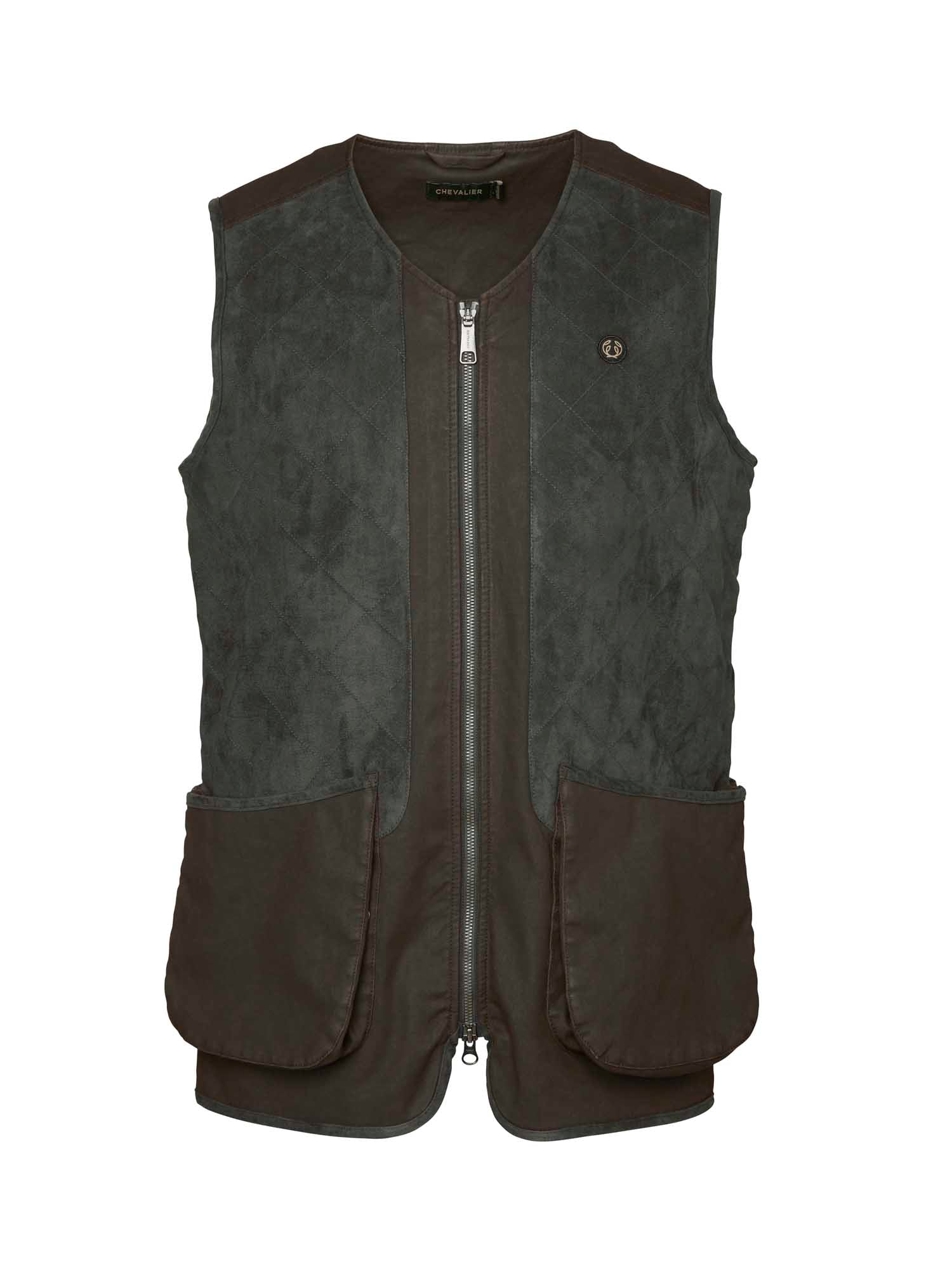 Vintage Dogsport Vest Men - Leather Brown - 1