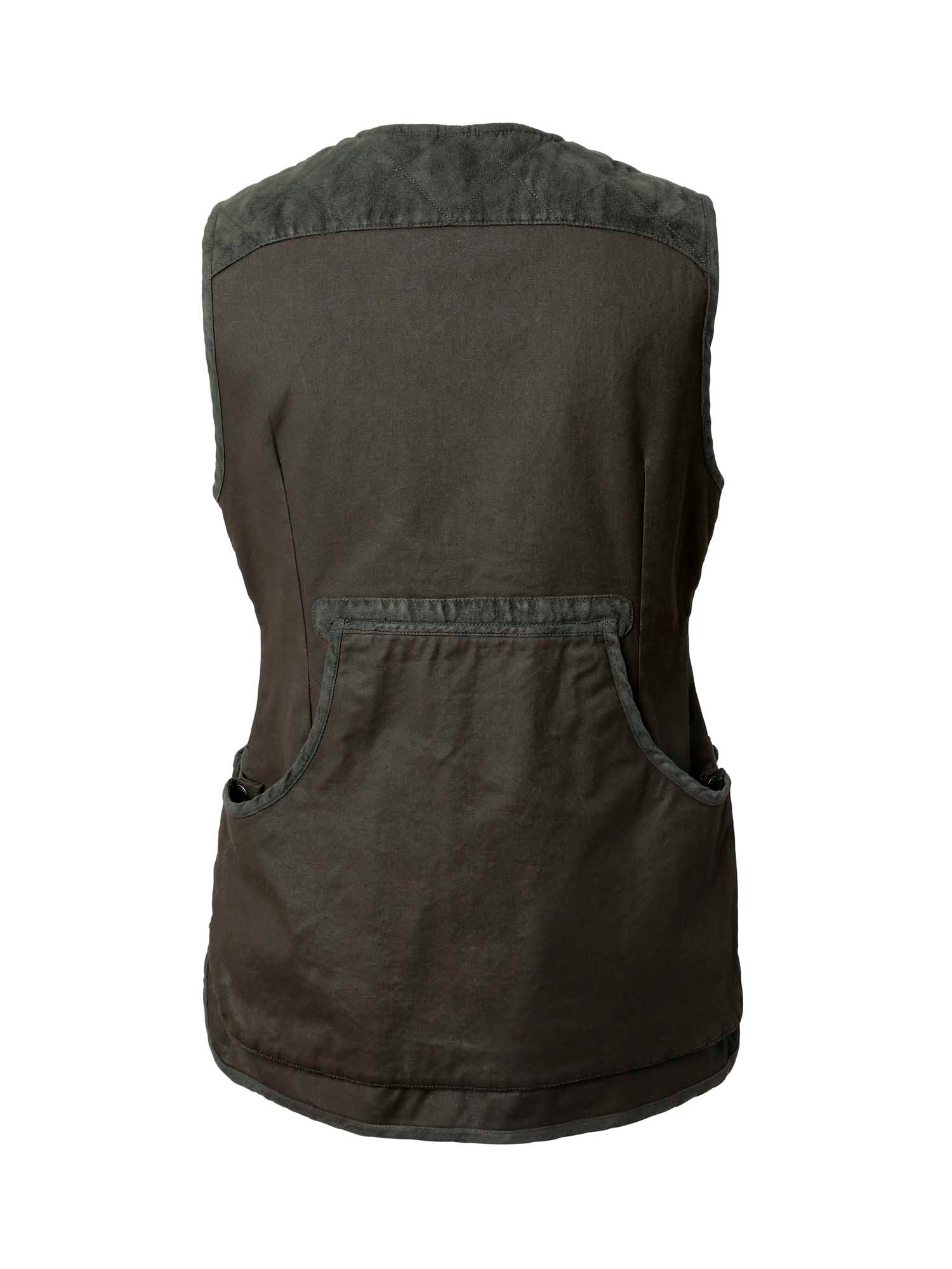Vintage Dogsport Vest Women - Leather Brown - 2