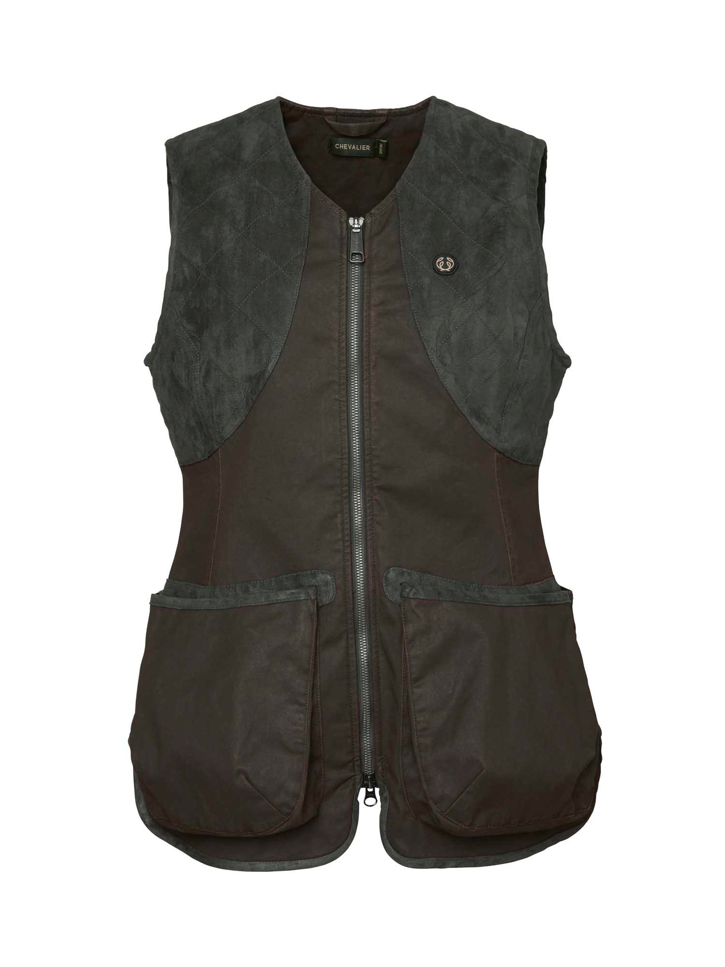 Vintage Dogsport Vest Women - Leather Brown - 1