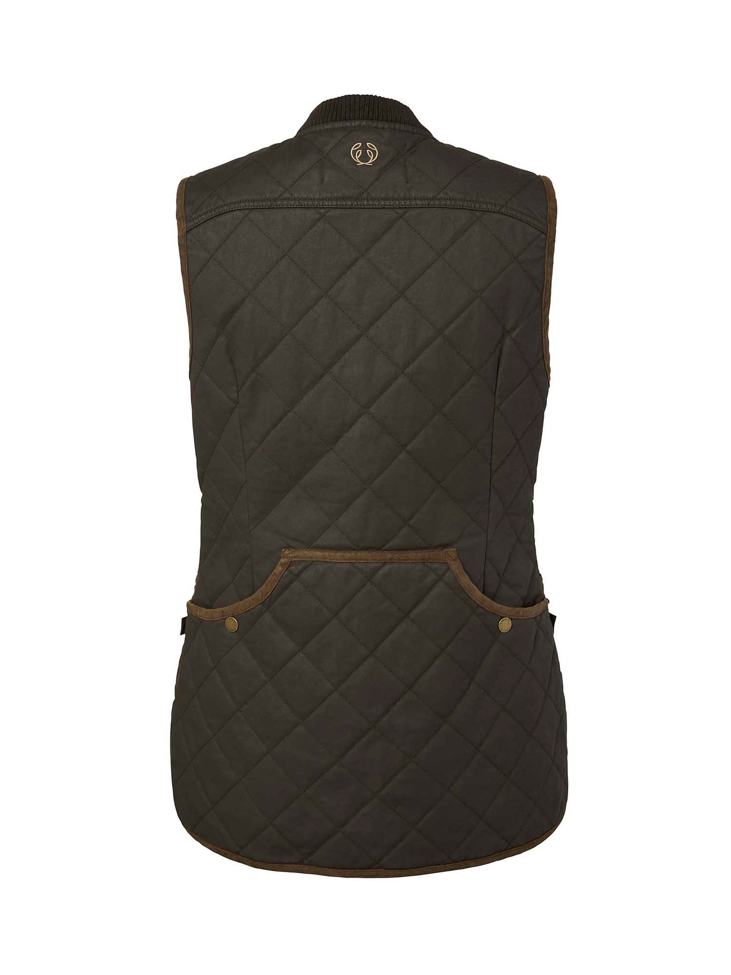 Vintage Original Shooting Vest Women - Leather Brown - 2