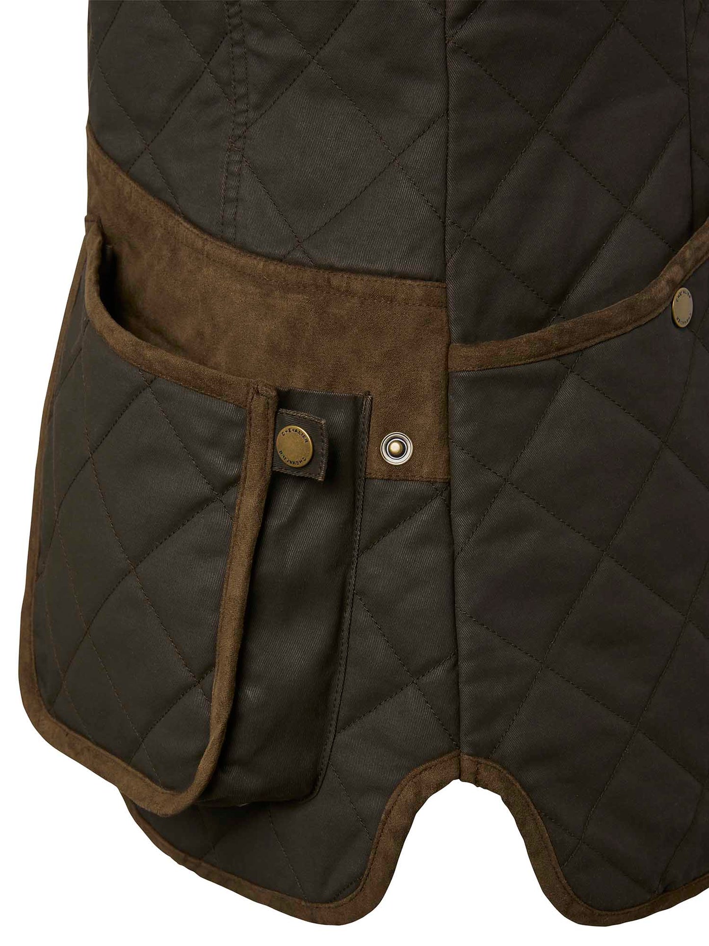 Vintage Original Shooting Vest Women - Leather Brown - 3