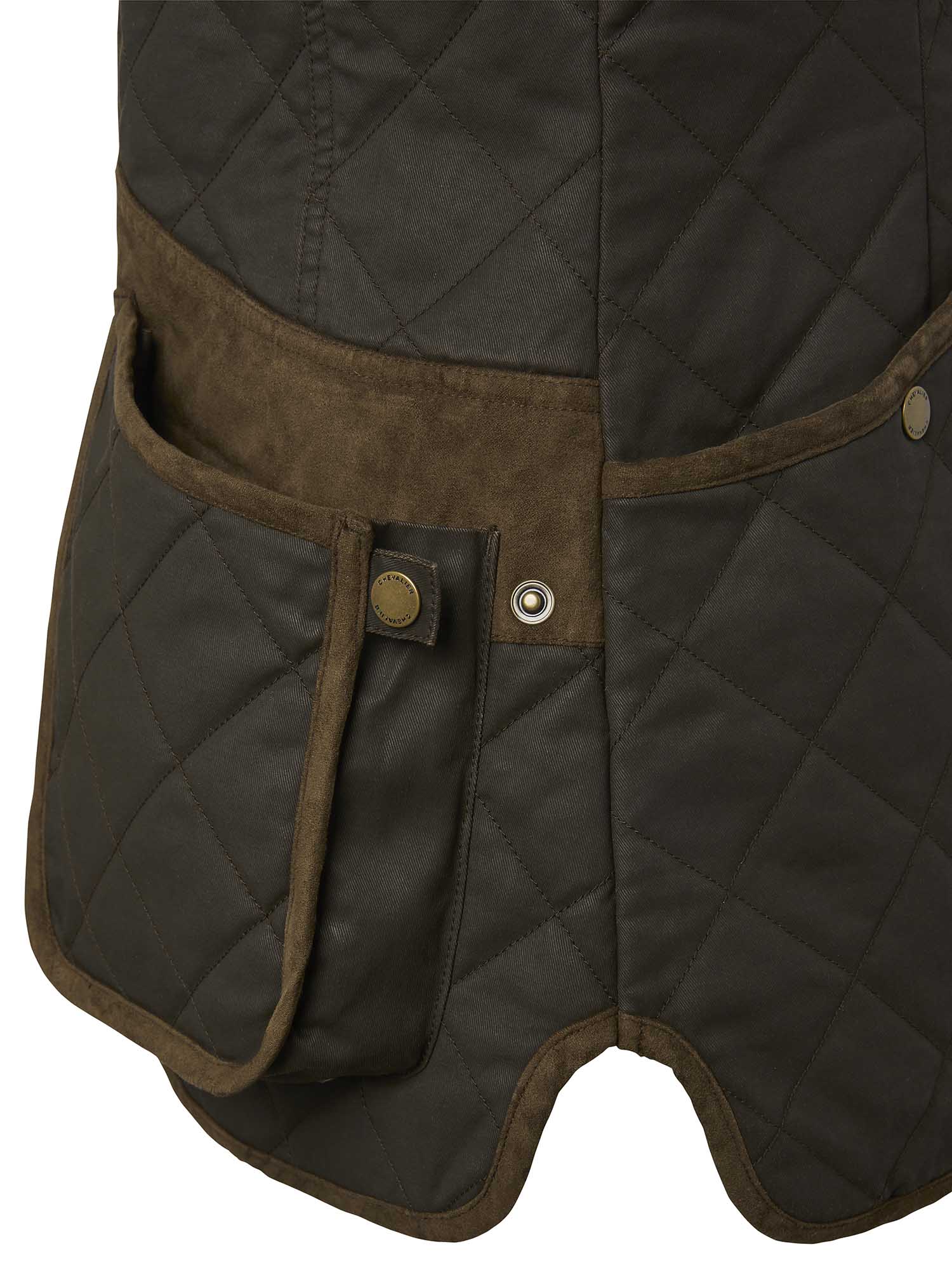 Vintage Original Shooting Vest Women - Leather Brown - 3