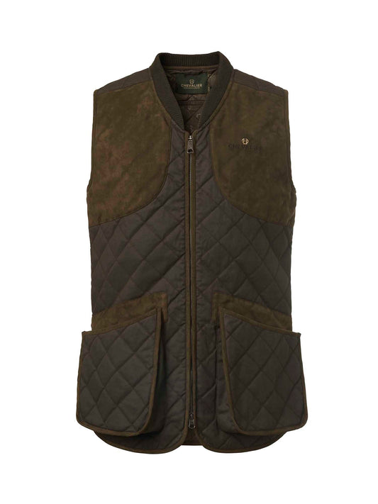 Vintage Original Shooting Vest Men - Leather Brown - 1