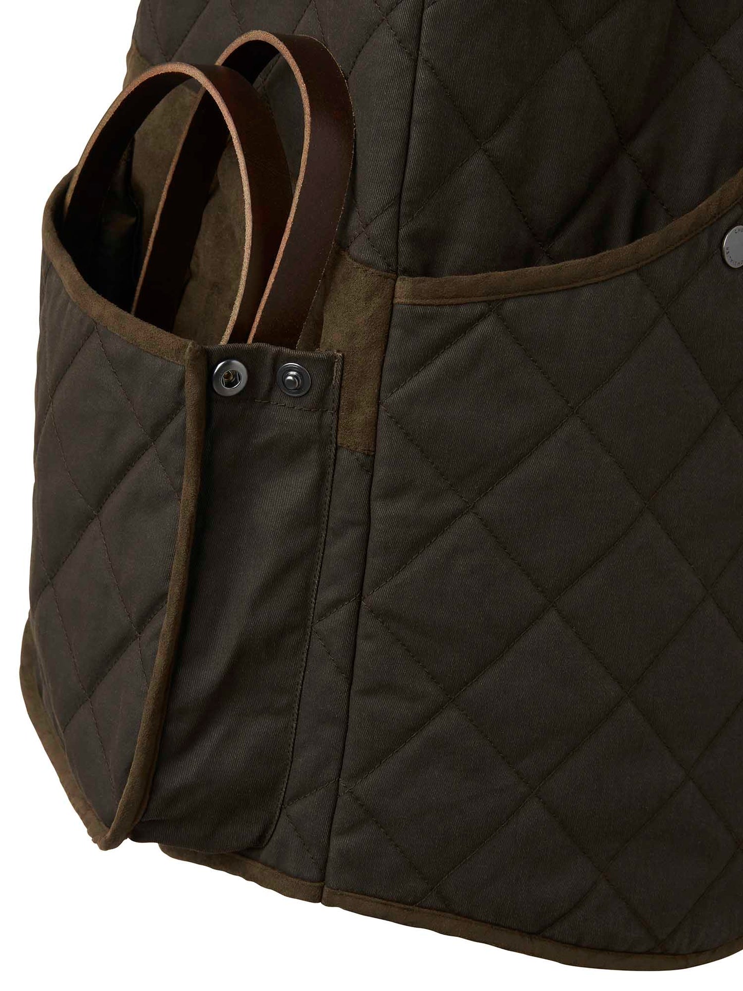 Vintage Original Shooting Vest Men - Leather Brown - 4