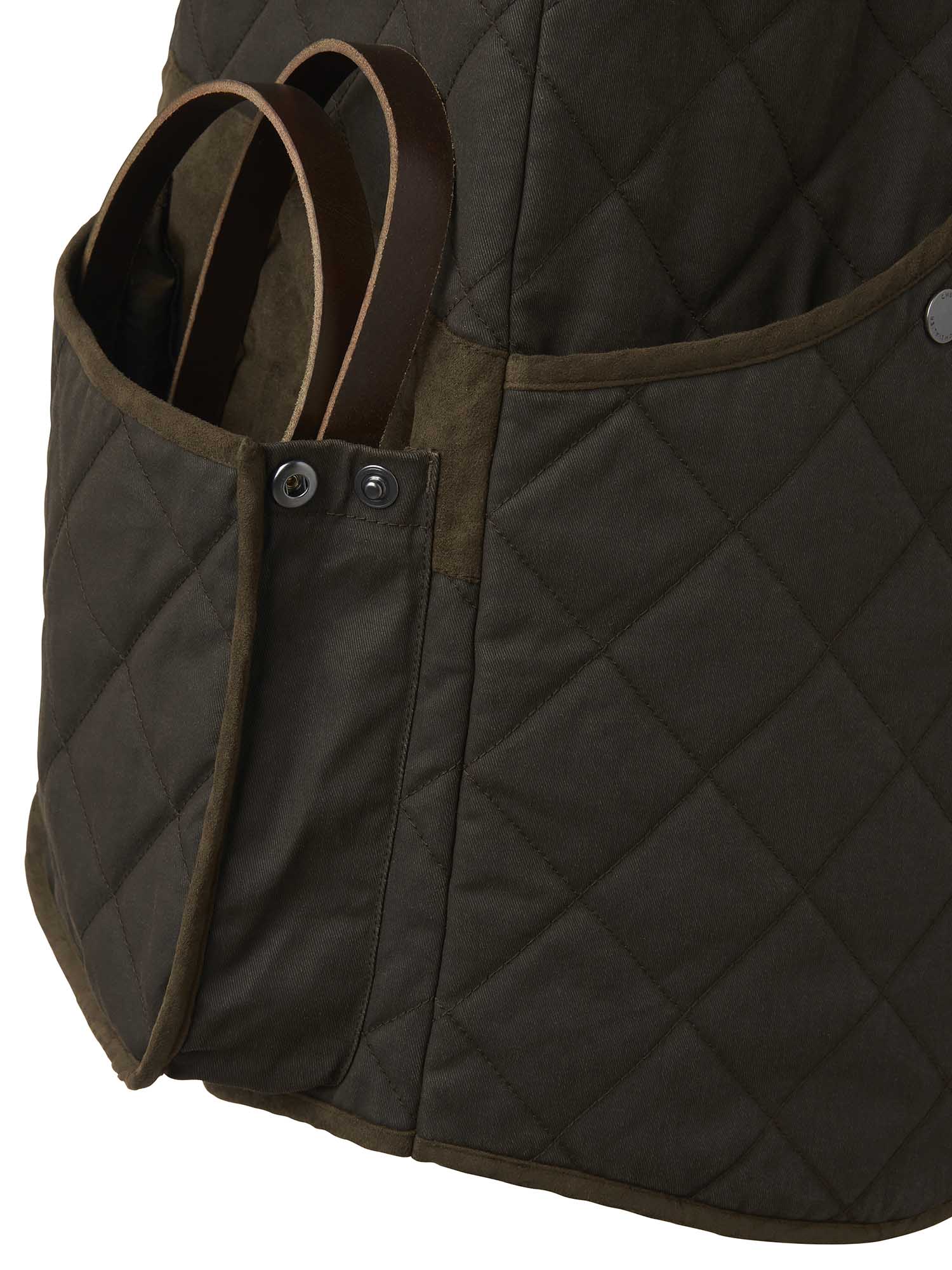 Vintage Original Shooting Vest Men - Leather Brown - 4