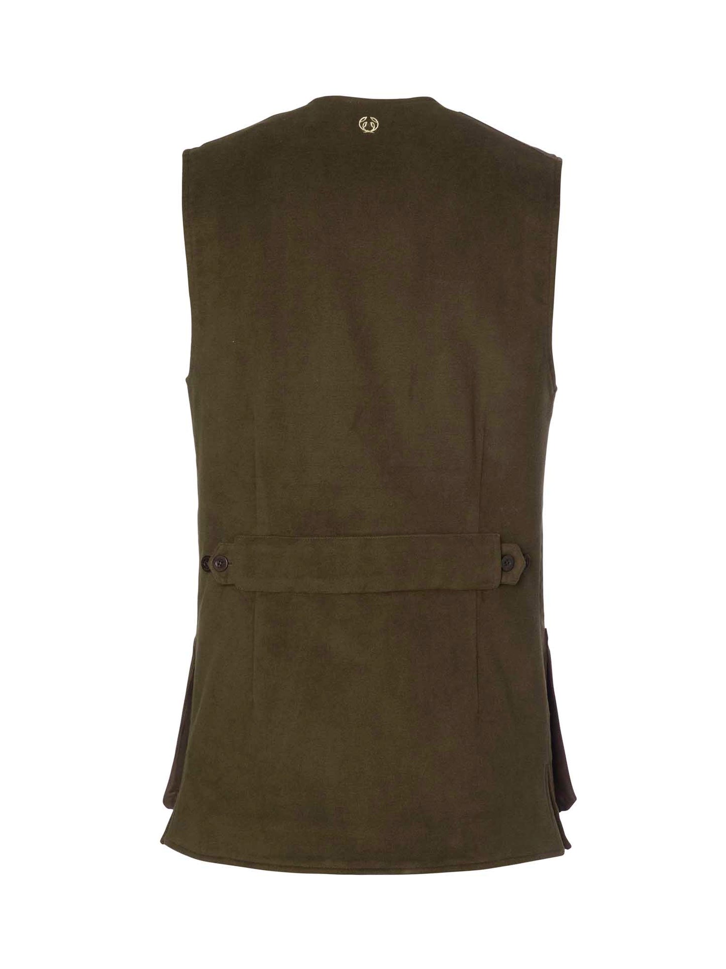 Preston Moleskin Shooting Vest Men - Forest Green - 2