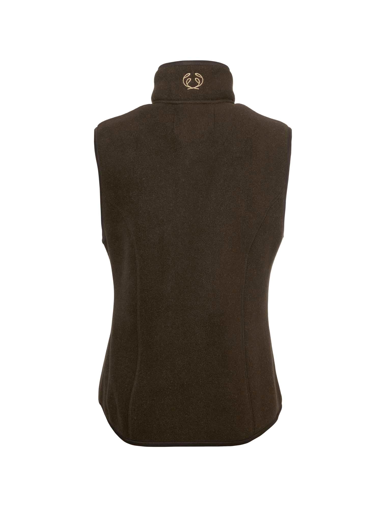Mainstone Fleece Vest Women - Brown - 2
