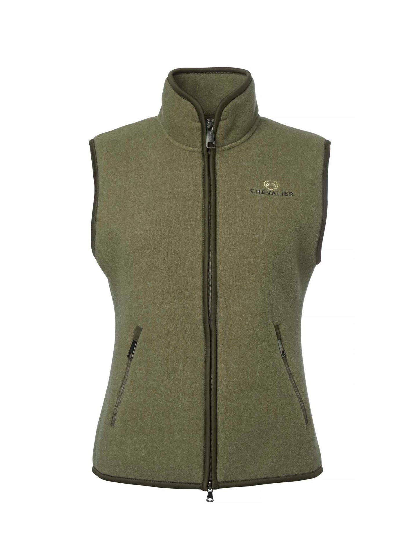 Mainstone Fleece Vest Women - Khaki Green - 1