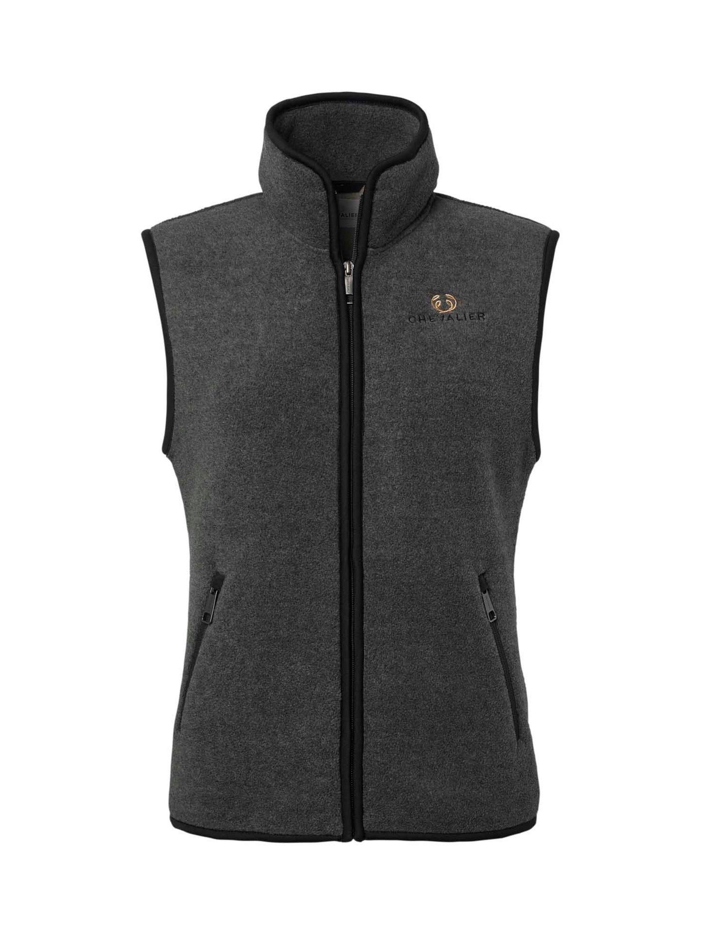 Mainstone Fleece Vest Women - Anthracite w Black - 1
