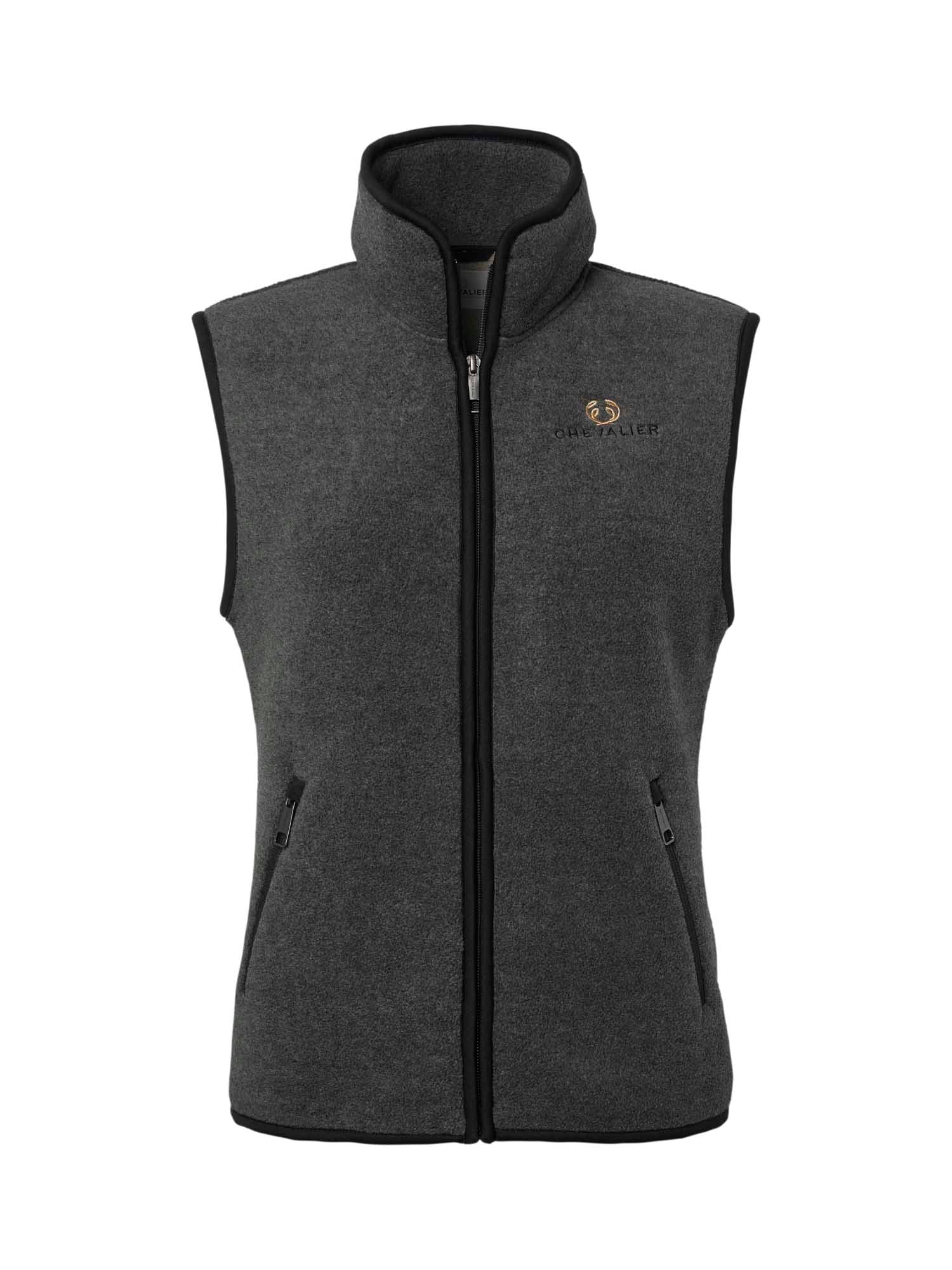 Mainstone Fleece Vest Women - Anthracite w Black - 1