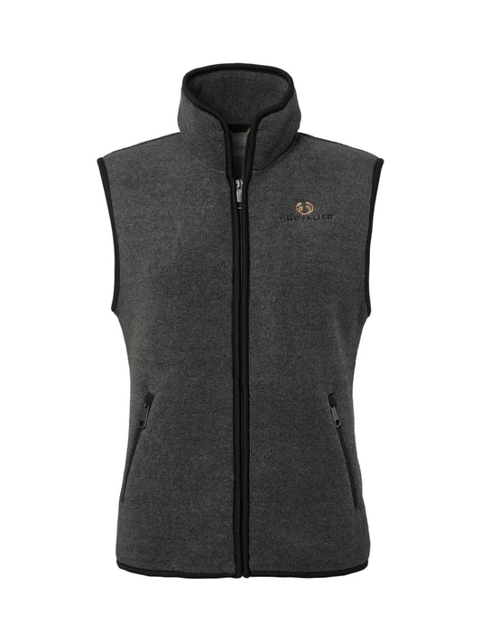 Mainstone Fleece Vest Women - Anthracite w Black - 1
