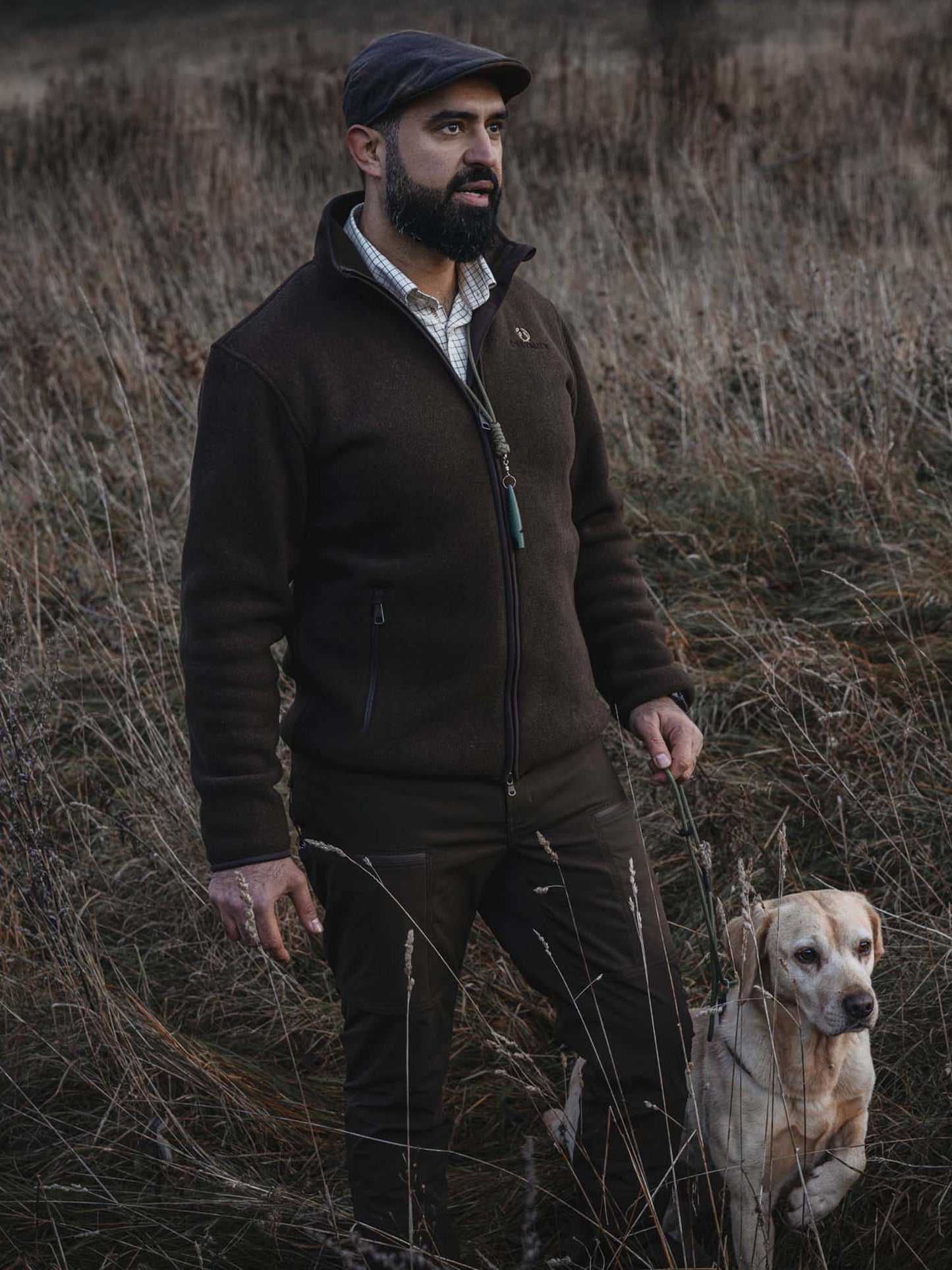 Mainstone Fleece Jacket Men - Brown - 20