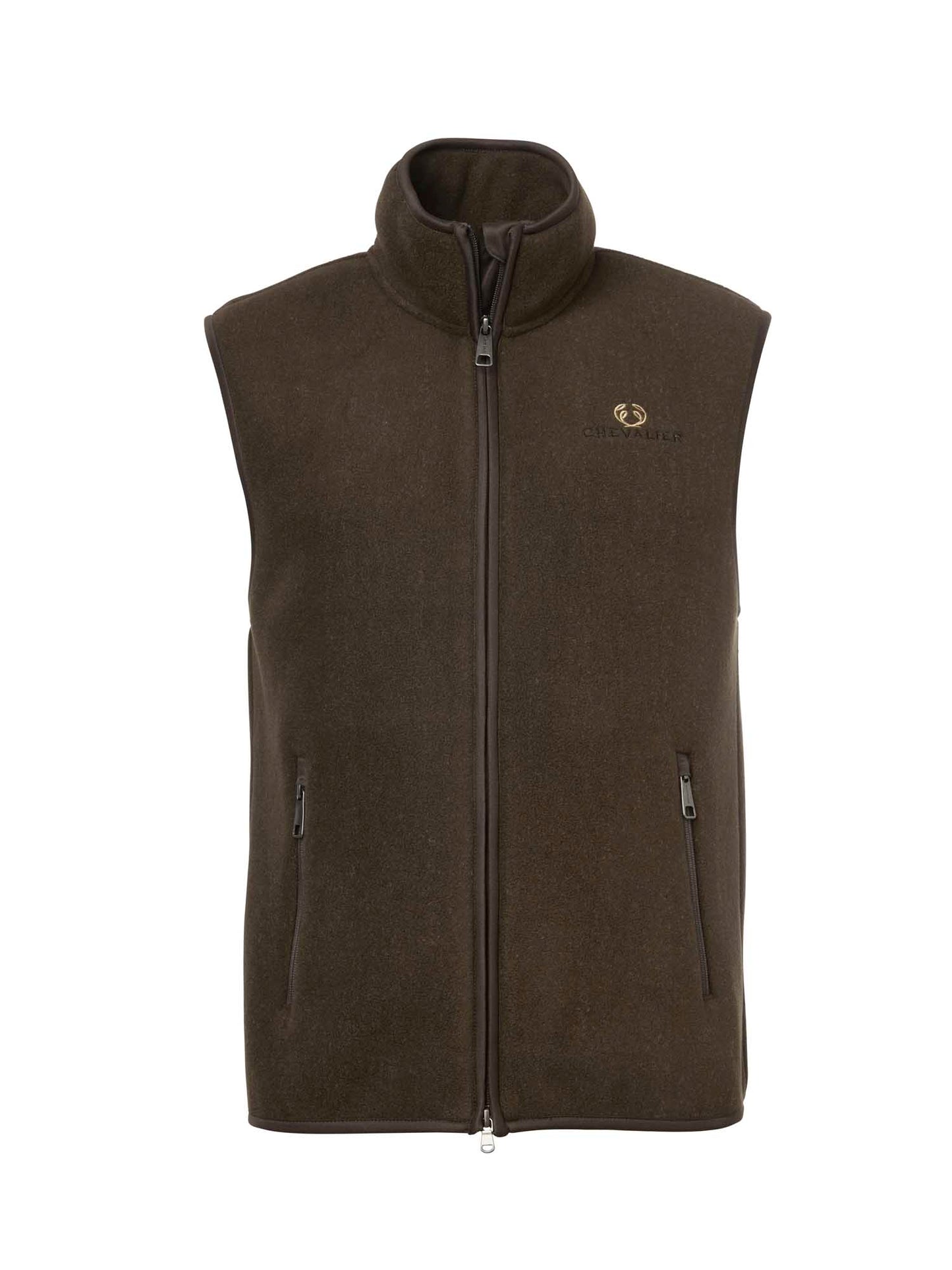 Mainstone Fleece Vest Men - Brown - 1