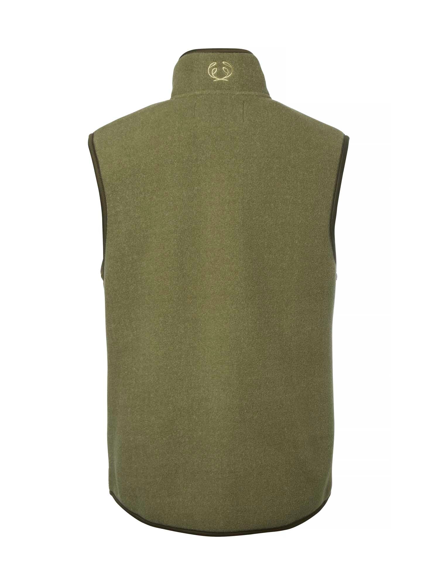 Mainstone Fleece Vest Men - Khaki Green - 2