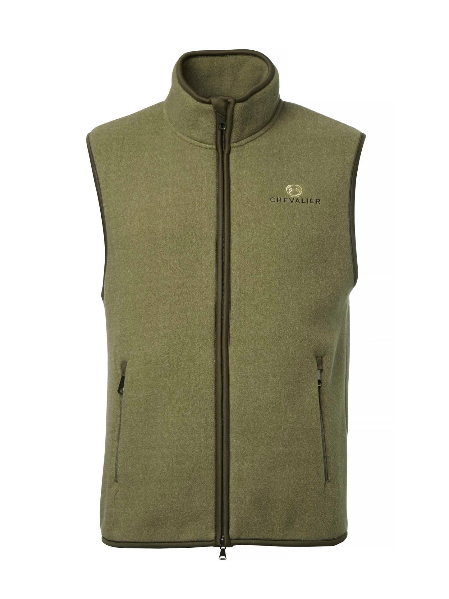 Mainstone Fleece Vest Men - Khaki Green - 1