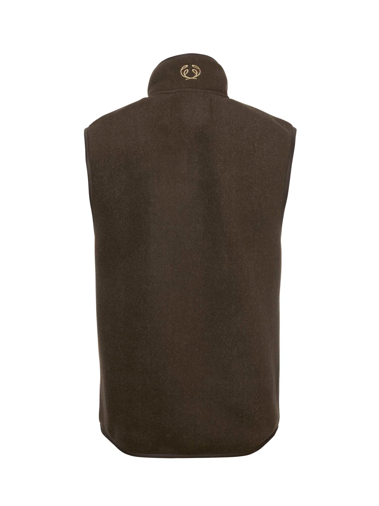 Mainstone Fleece Vest Men - Brown - 2