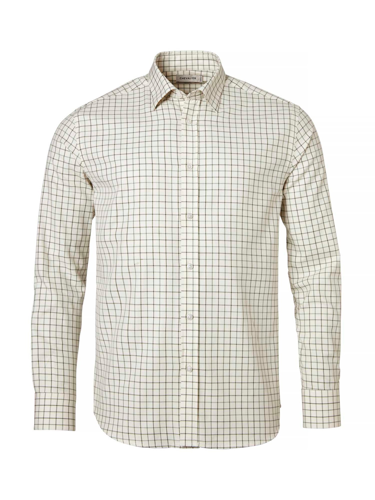 Luton Shooting Fit Shirt Men - Hunter Green Tattersall - 1