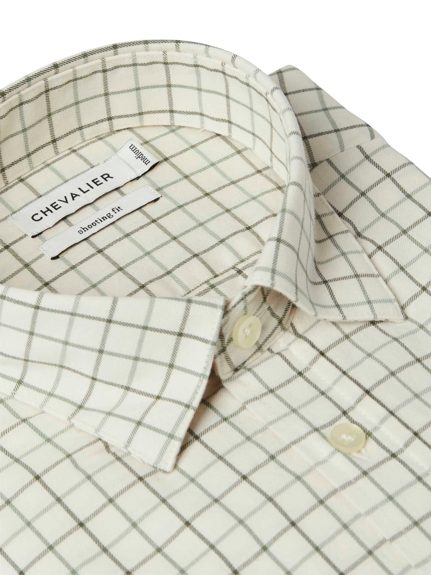 Luton Shooting Fit Shirt Men - Hunter Green Tattersall - 2